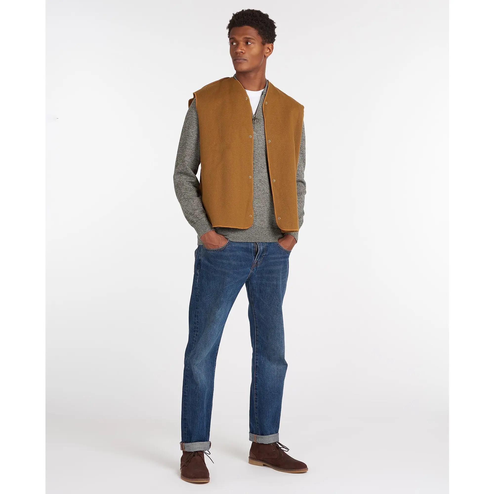 Product image 5 of 5 of Barbour International Classic Men's Warm Pile Lining - Brown