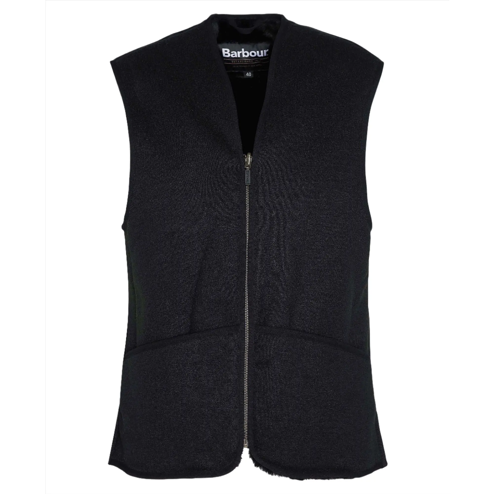 Product image 1 of 7 of Barbour Men's Warm Pile Zip Liner - Black