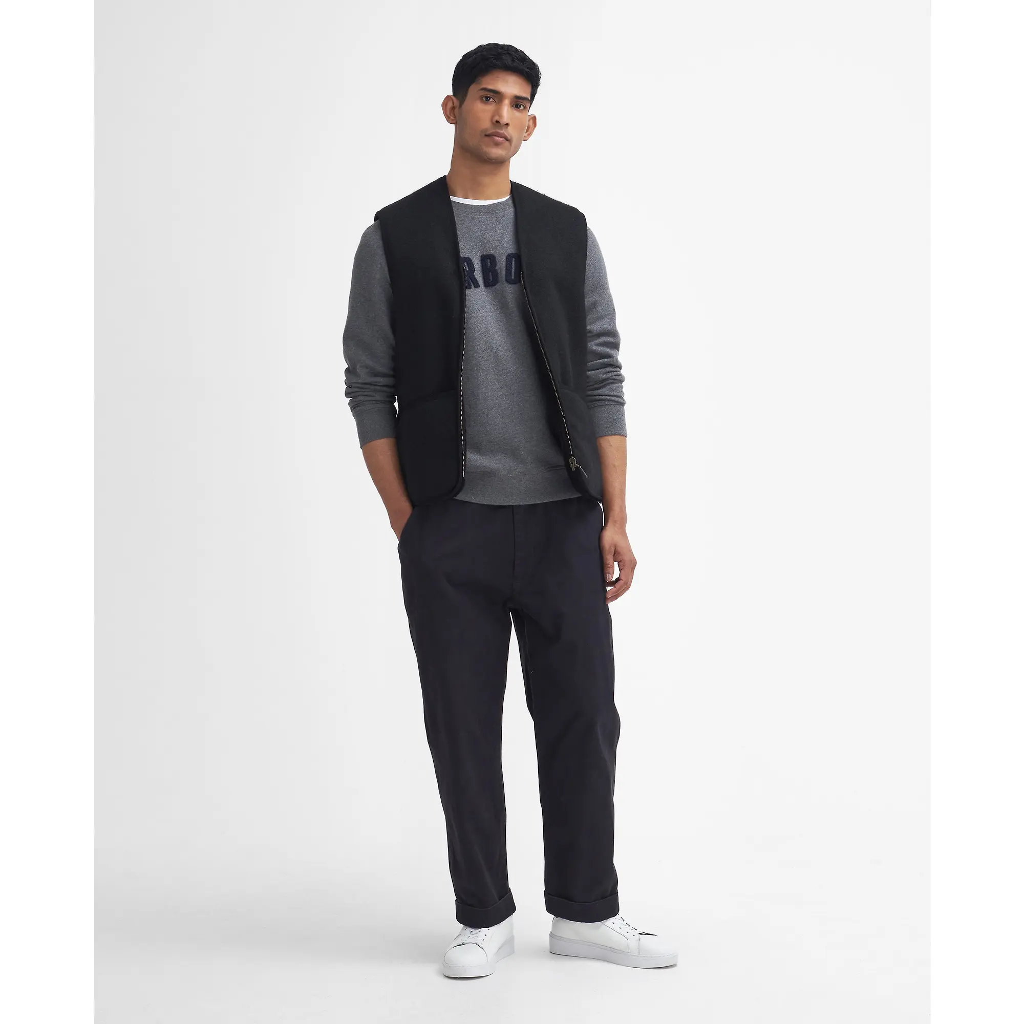 Product image 2 of 7 of Barbour Men's Warm Pile Zip Liner - Black