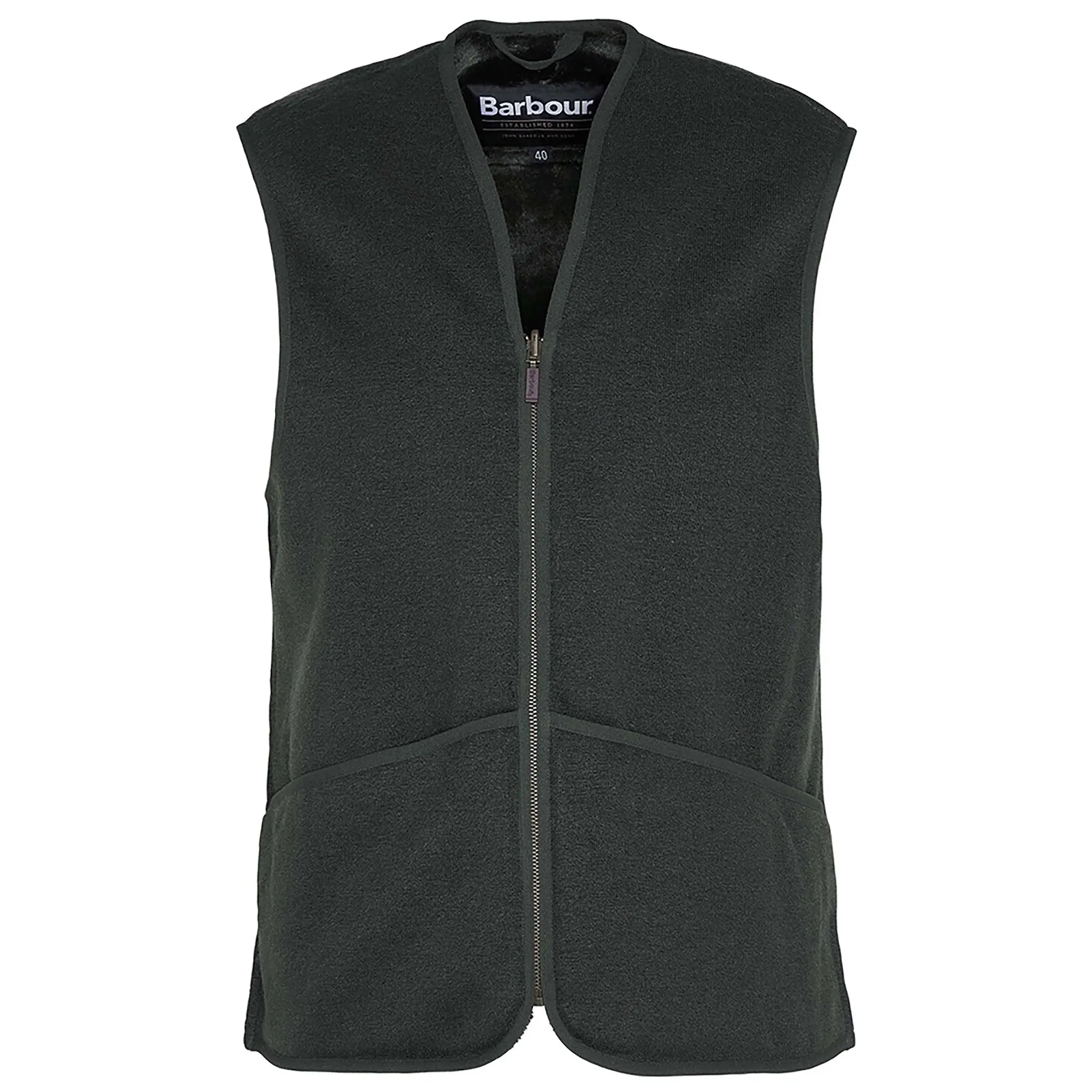 Product image 1 of 7 of Barbour Men's Warm Pile Zip Liner - Sage