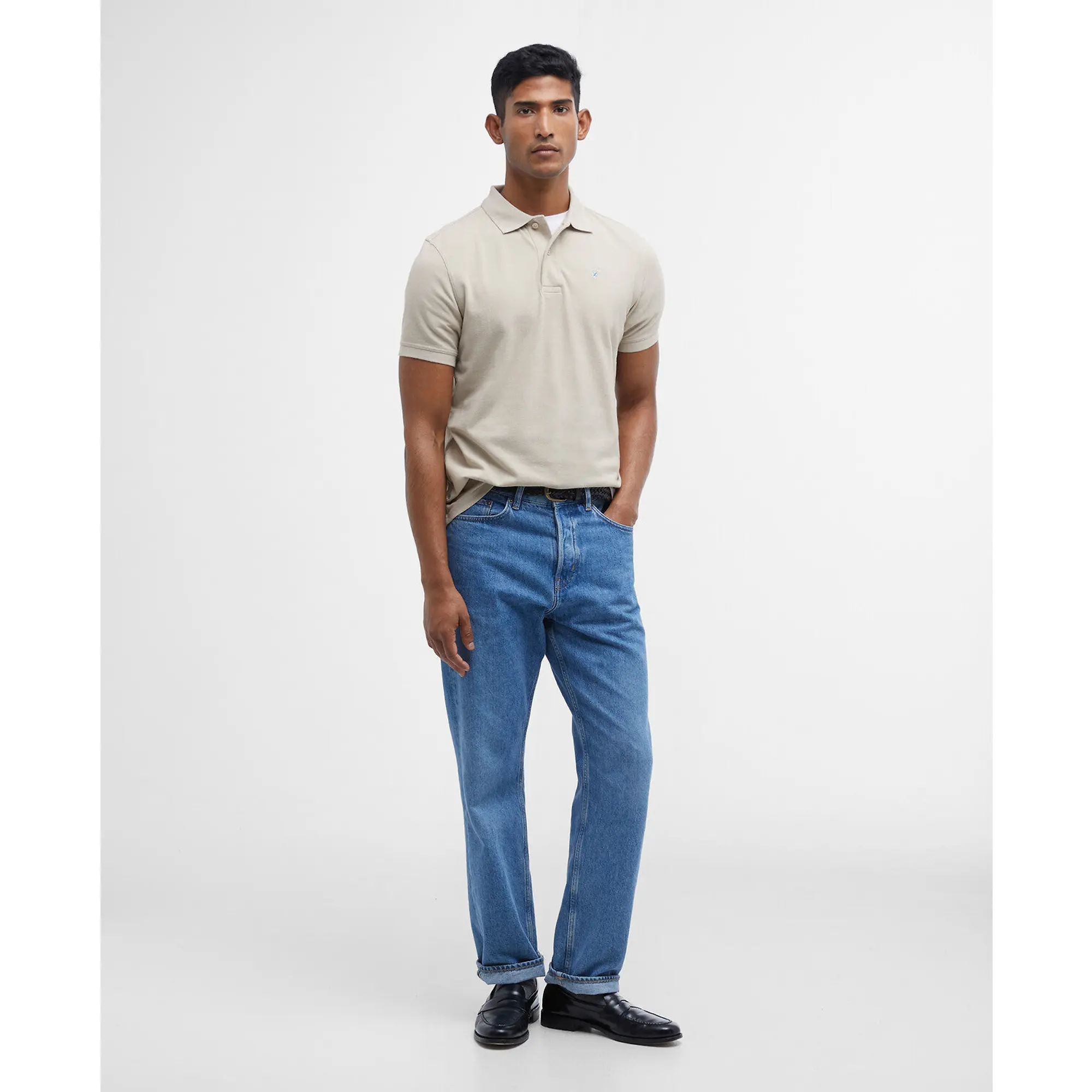 Product image 3 of 7 of Barbour Men's Sports Short-Sleeved Polo Shirt - Mist
