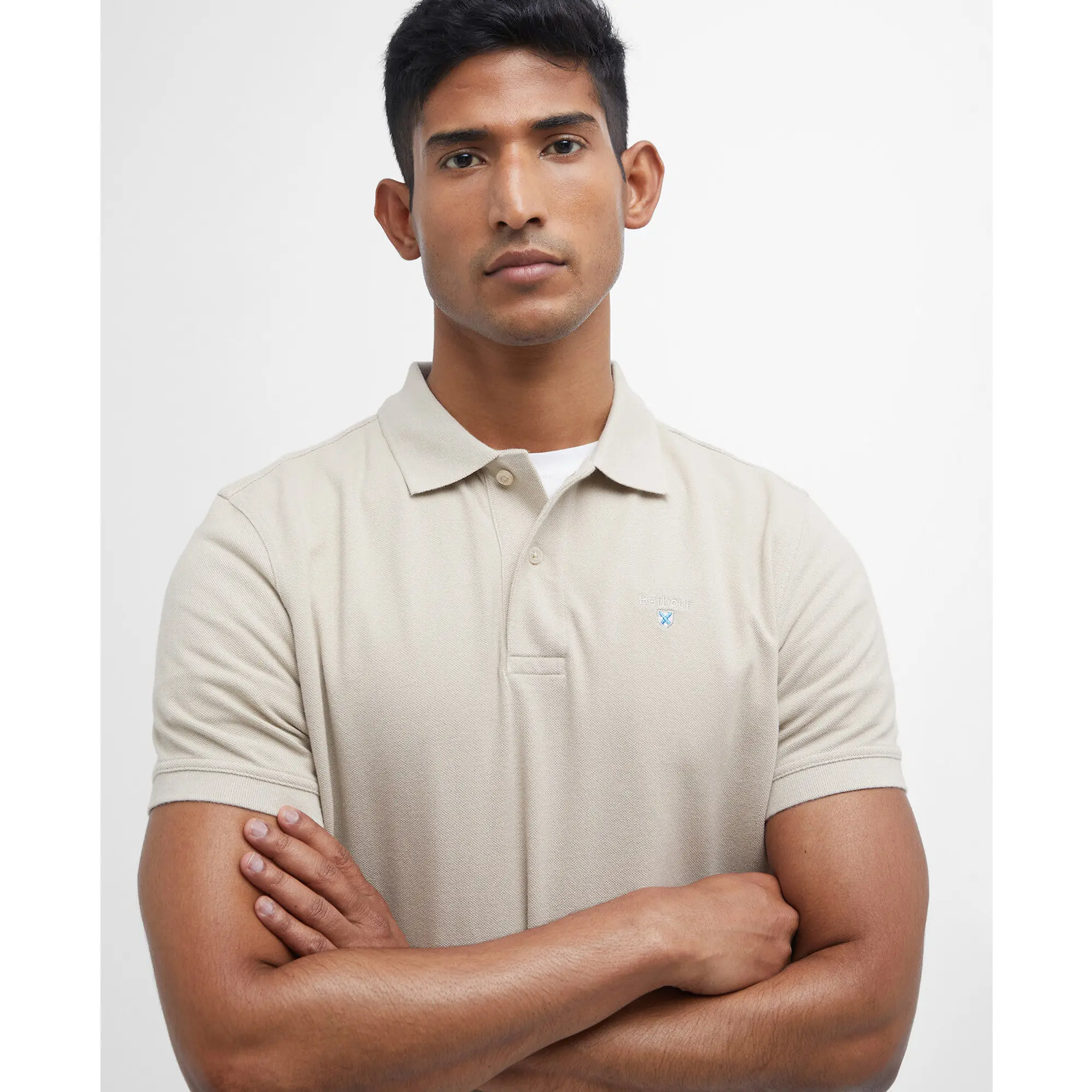 Product image 5 of 7 of Barbour Men's Sports Short-Sleeved Polo Shirt - Mist