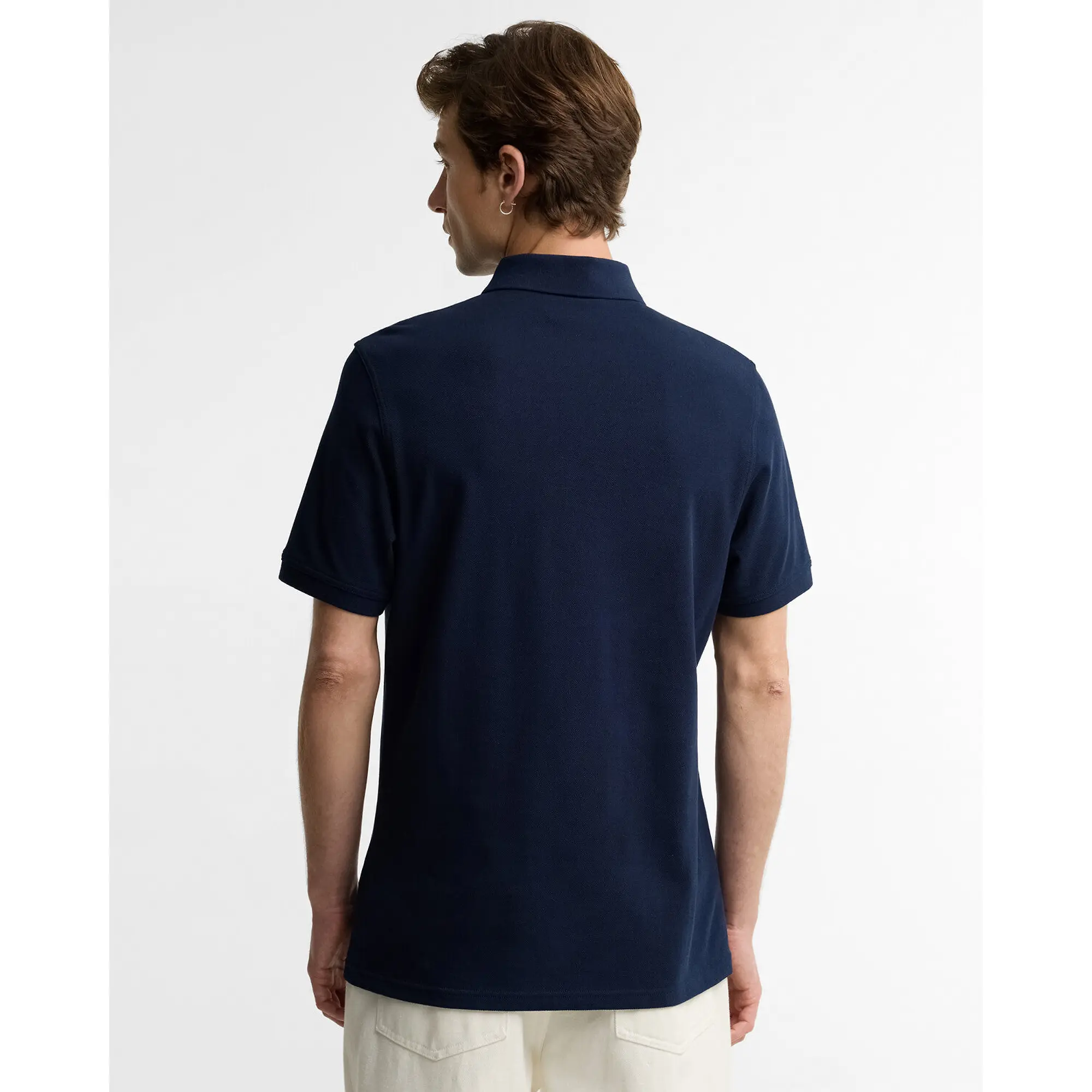 Product image 4 of 5 of Barbour International Men's Essential Polo Shirt - Navy Blazer