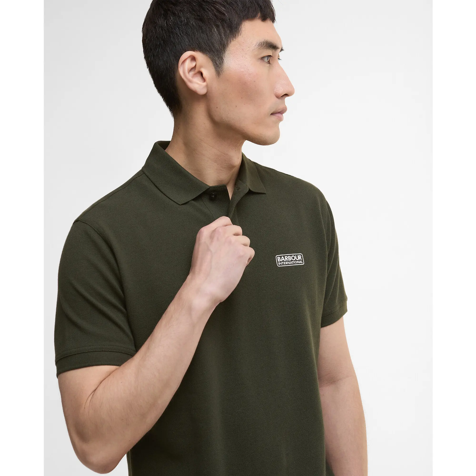 Product image 5 of 6 of Barbour International Men's Essential Polo Shirt - Sage