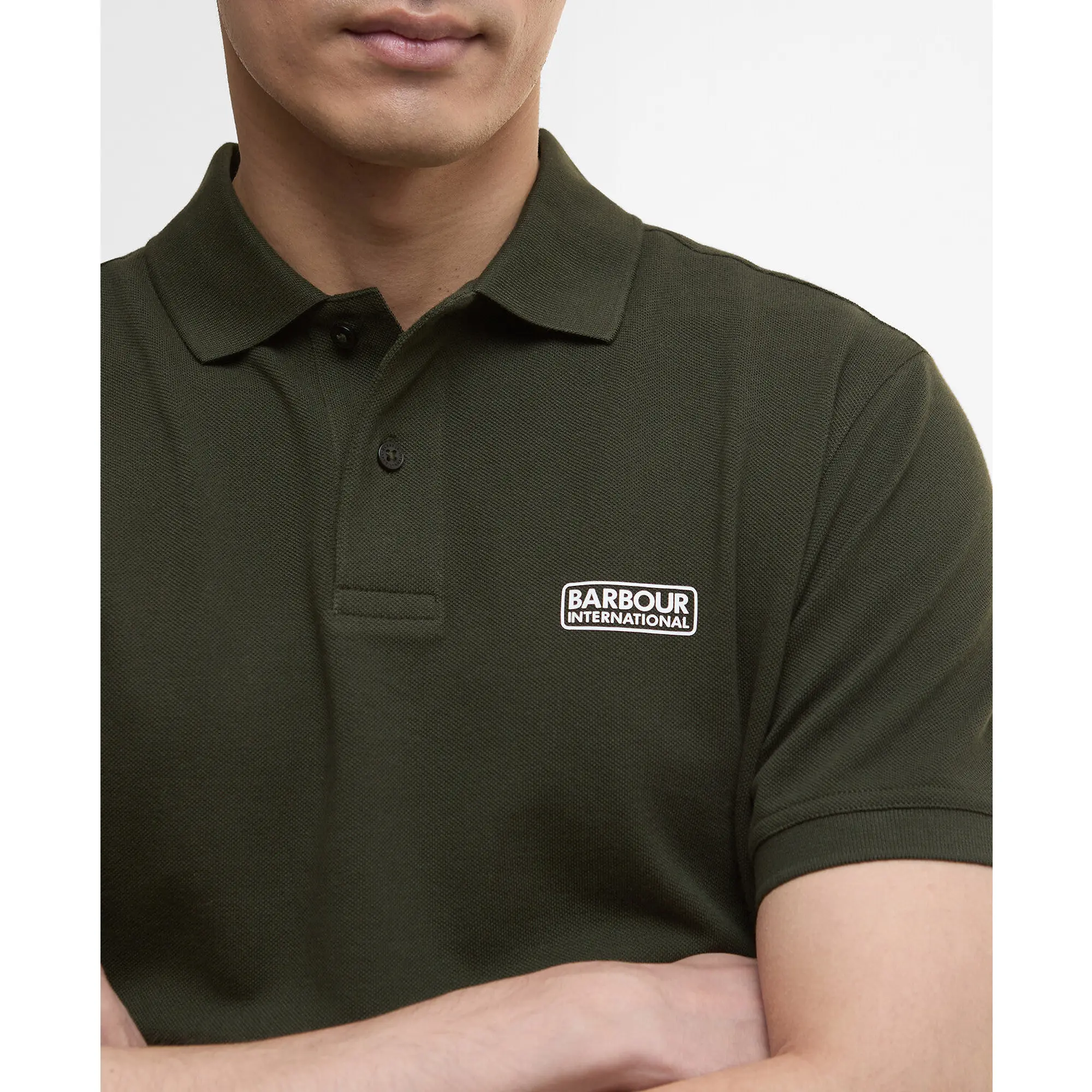 Product image 6 of 6 of Barbour International Men's Essential Polo Shirt - Sage