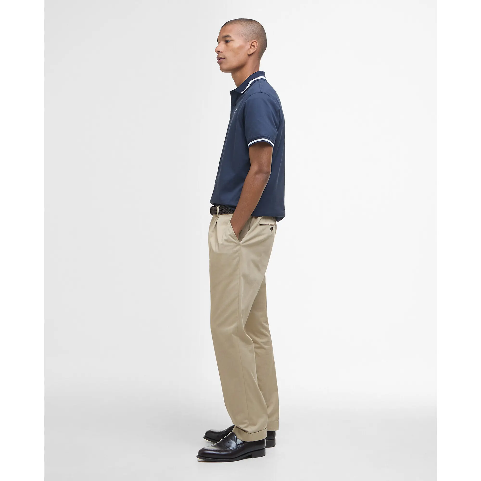 Product image 3 of 6 of Barbour Men's Ferrybridge Lightweight Polo Shirt - Classic Navy