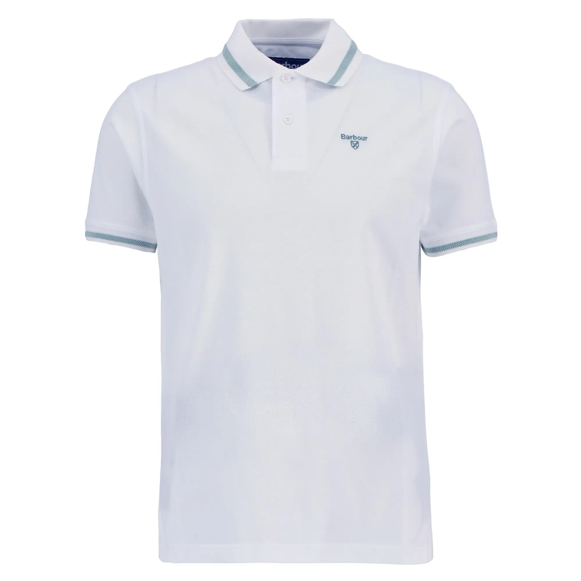 Product image 1 of 6 of Barbour Men's Ferrybridge Lightweight Polo Shirt - Classic White