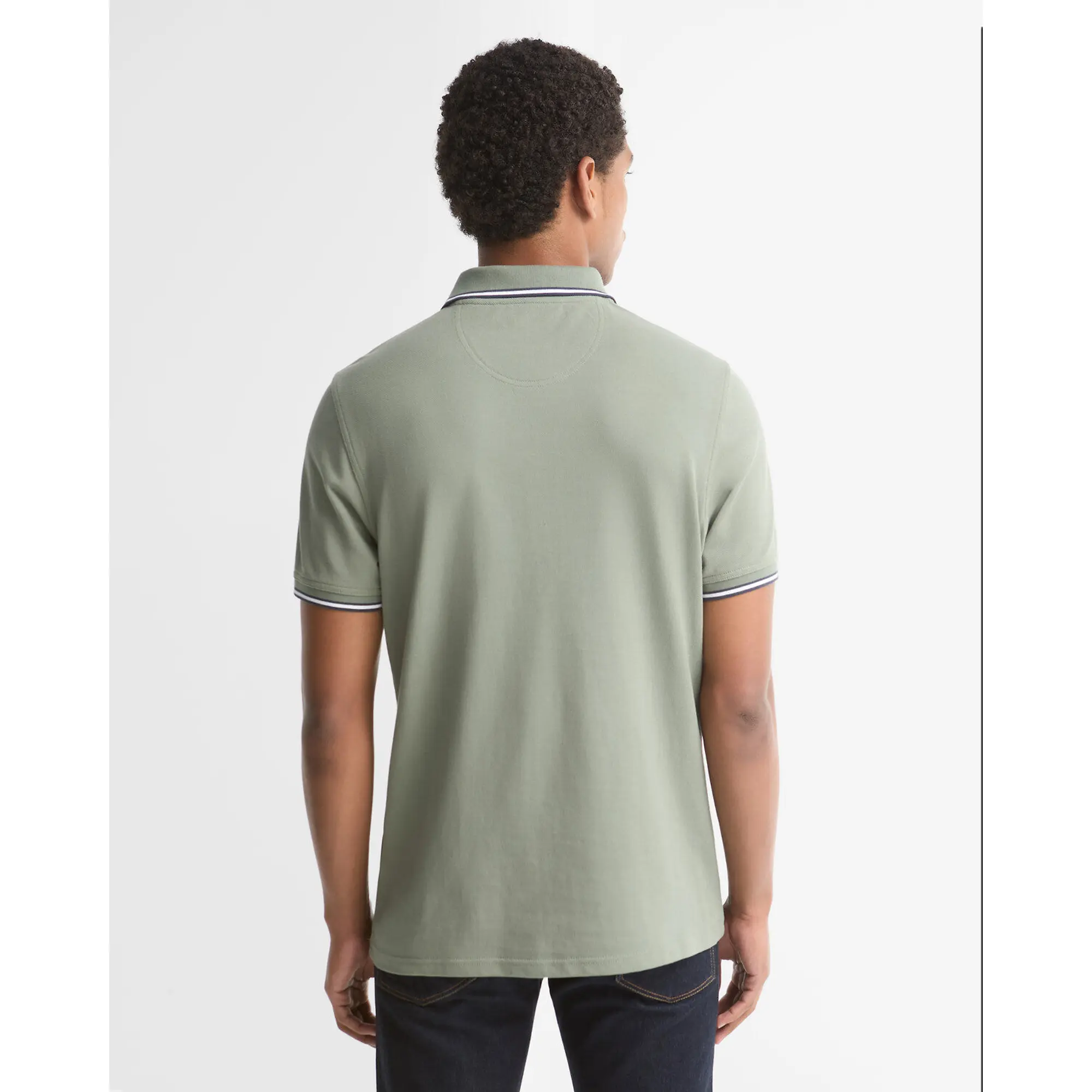 Product image 4 of 5 of Barbour Men's Fielding Polo Shirt - Agave Green