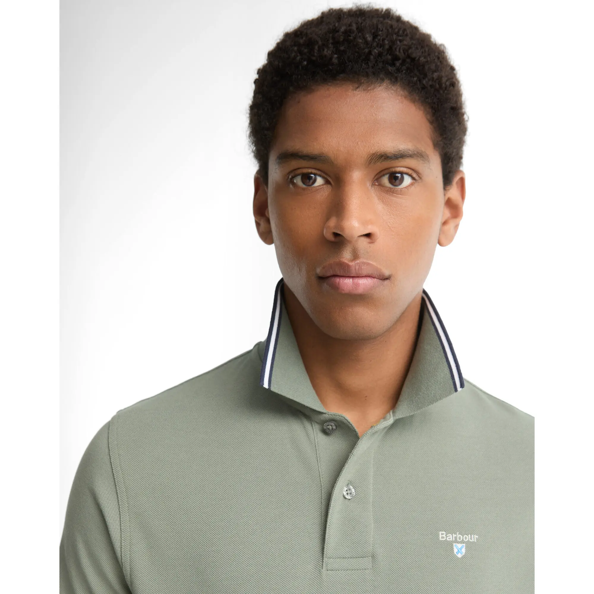 Product image 5 of 5 of Barbour Men's Fielding Polo Shirt - Agave Green