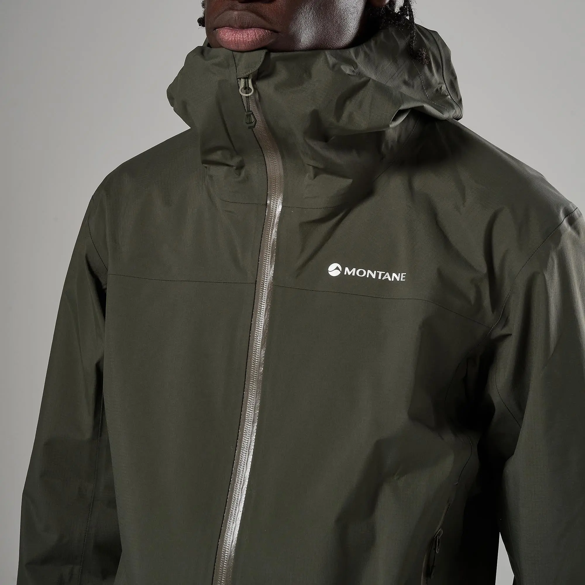 Product image 5 of 8 of Montane Men's Norste Waterproof Jacket - Moss