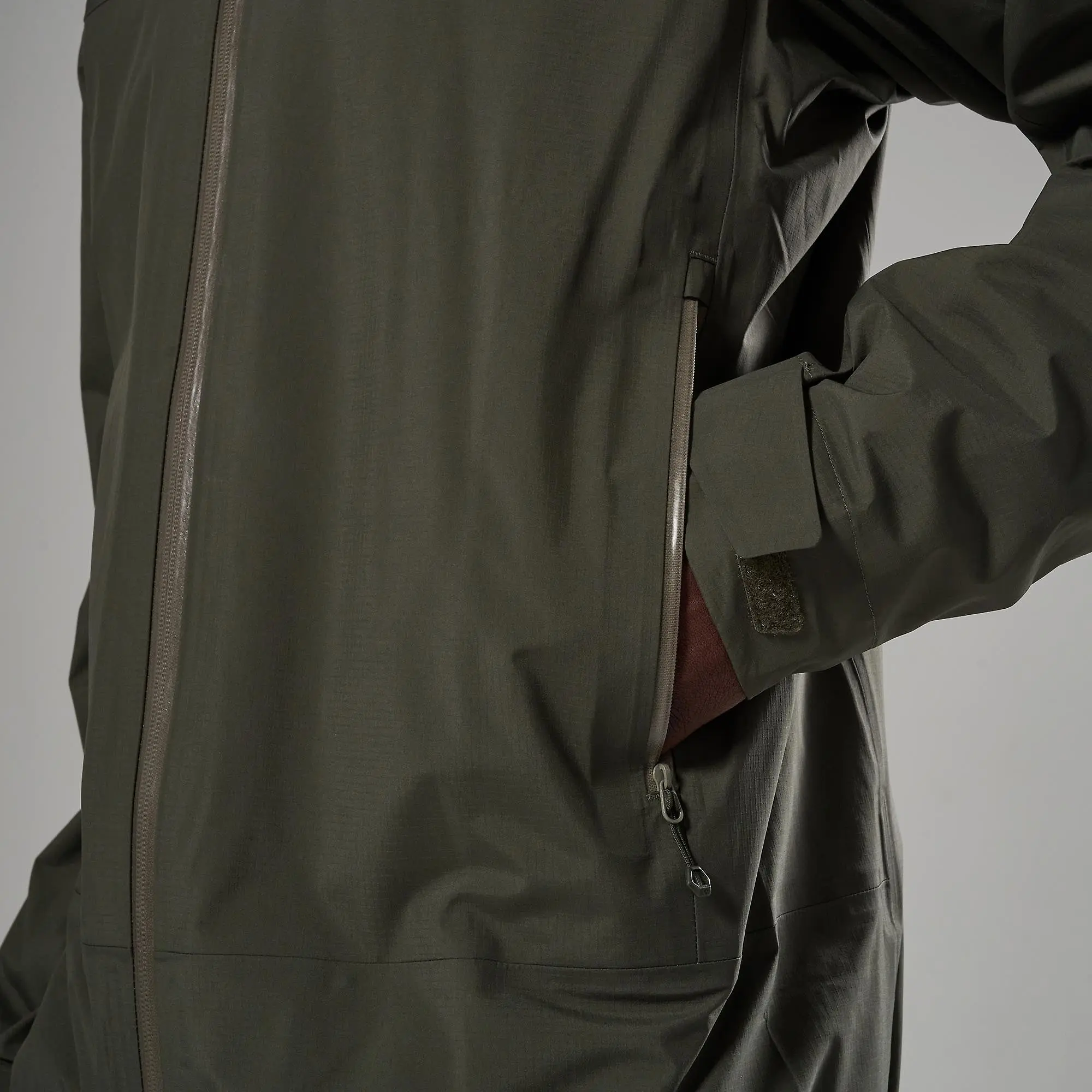 Product image 7 of 8 of Montane Men's Norste Waterproof Jacket - Moss