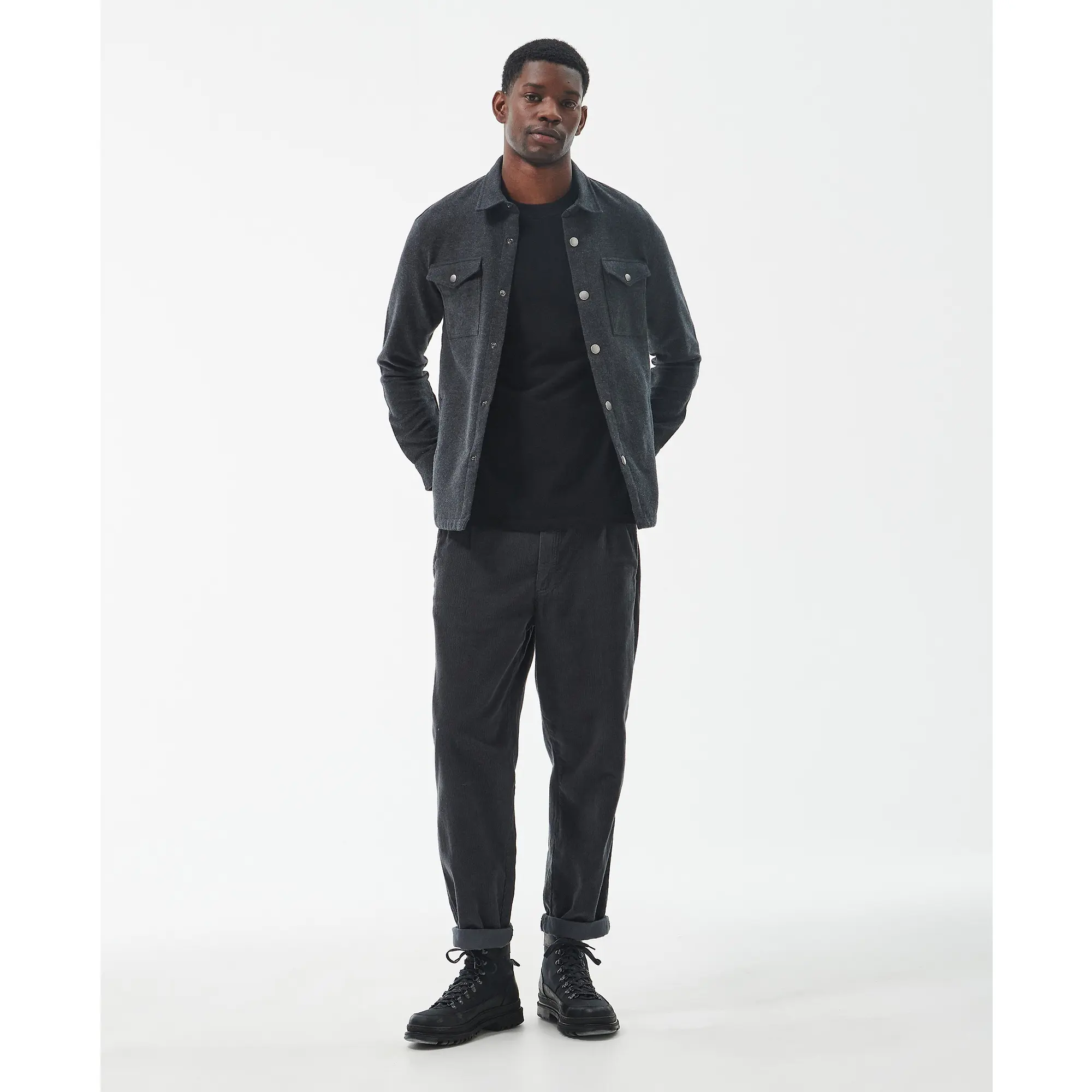 Product image 4 of 9 of Barbour Men's Carrbridge Overshirt - Smoke Marl