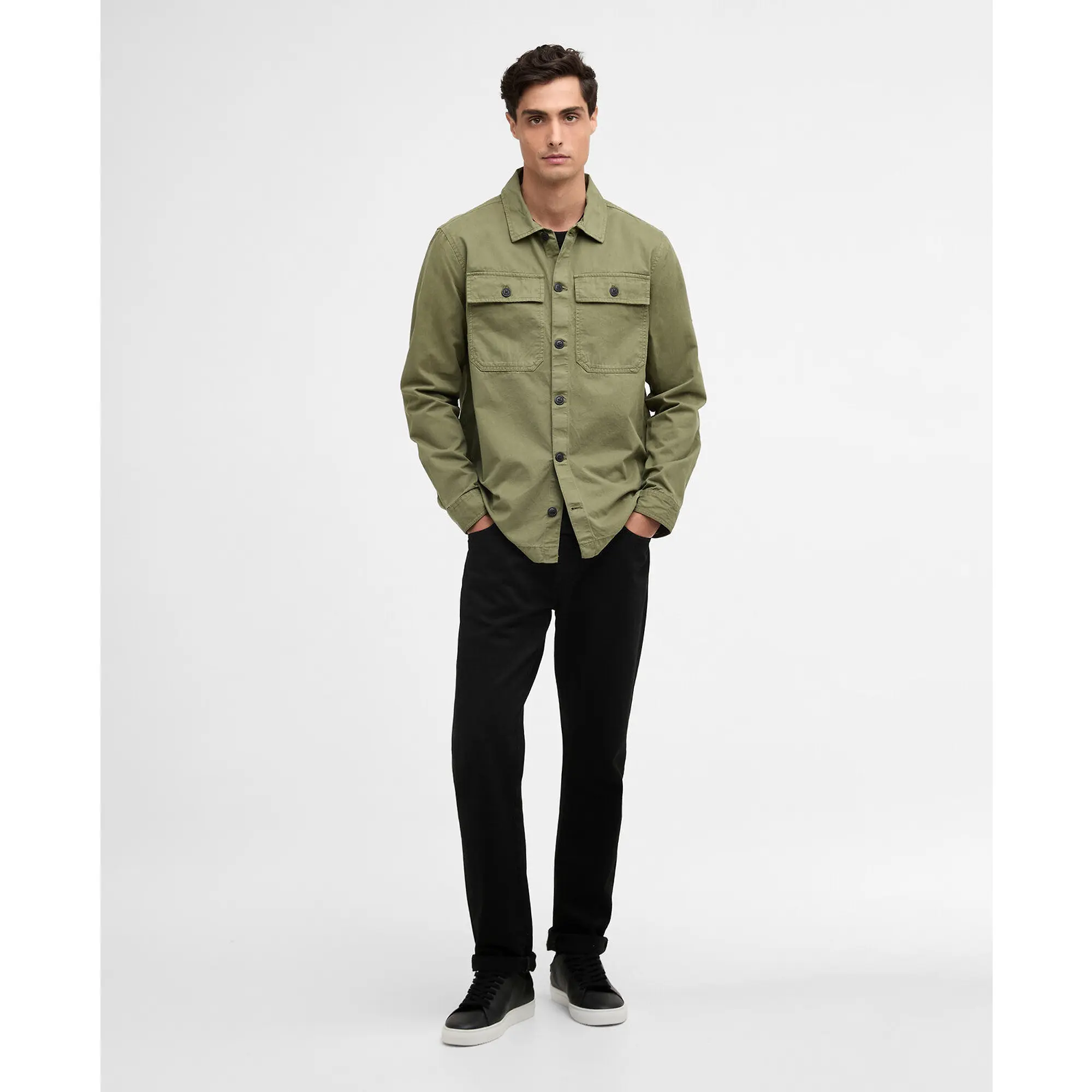 Product image 3 of 5 of Barbour International Men's Arlo Overshirt - Burnt Olive