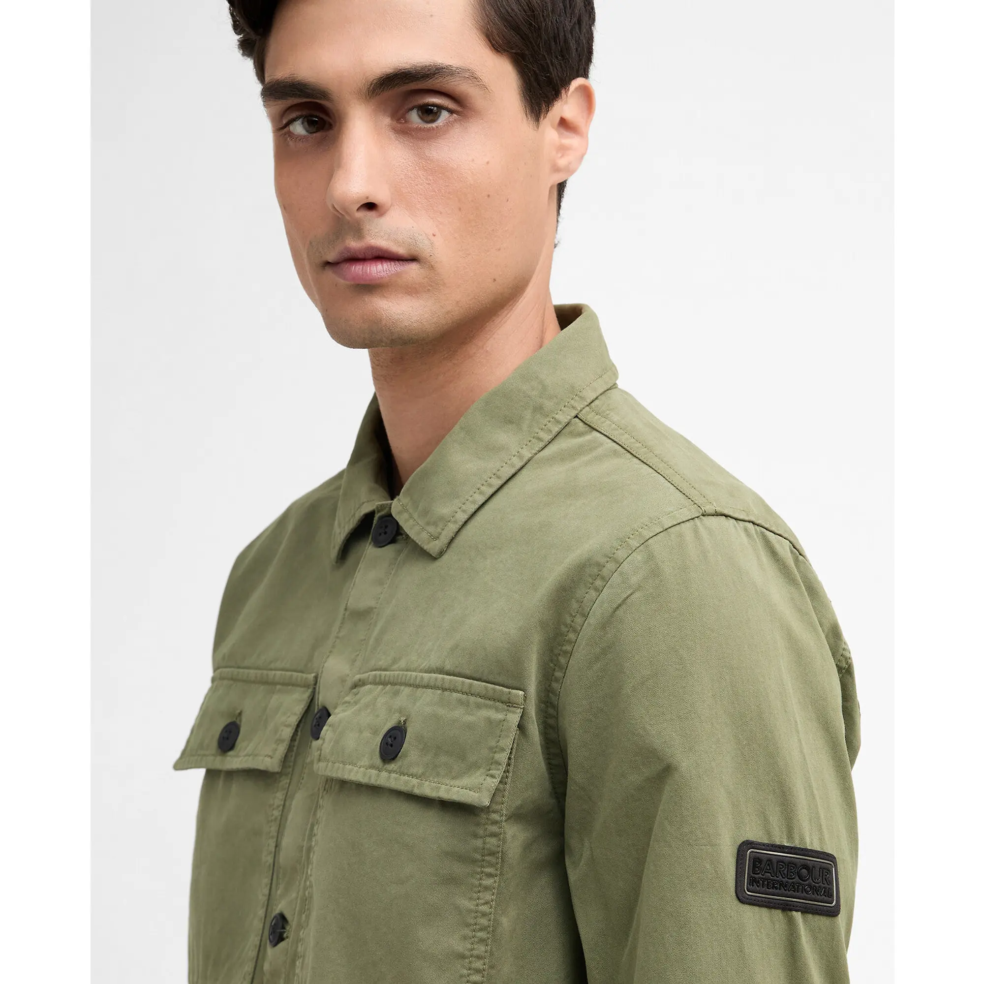 Product image 5 of 5 of Barbour International Men's Arlo Overshirt - Burnt Olive