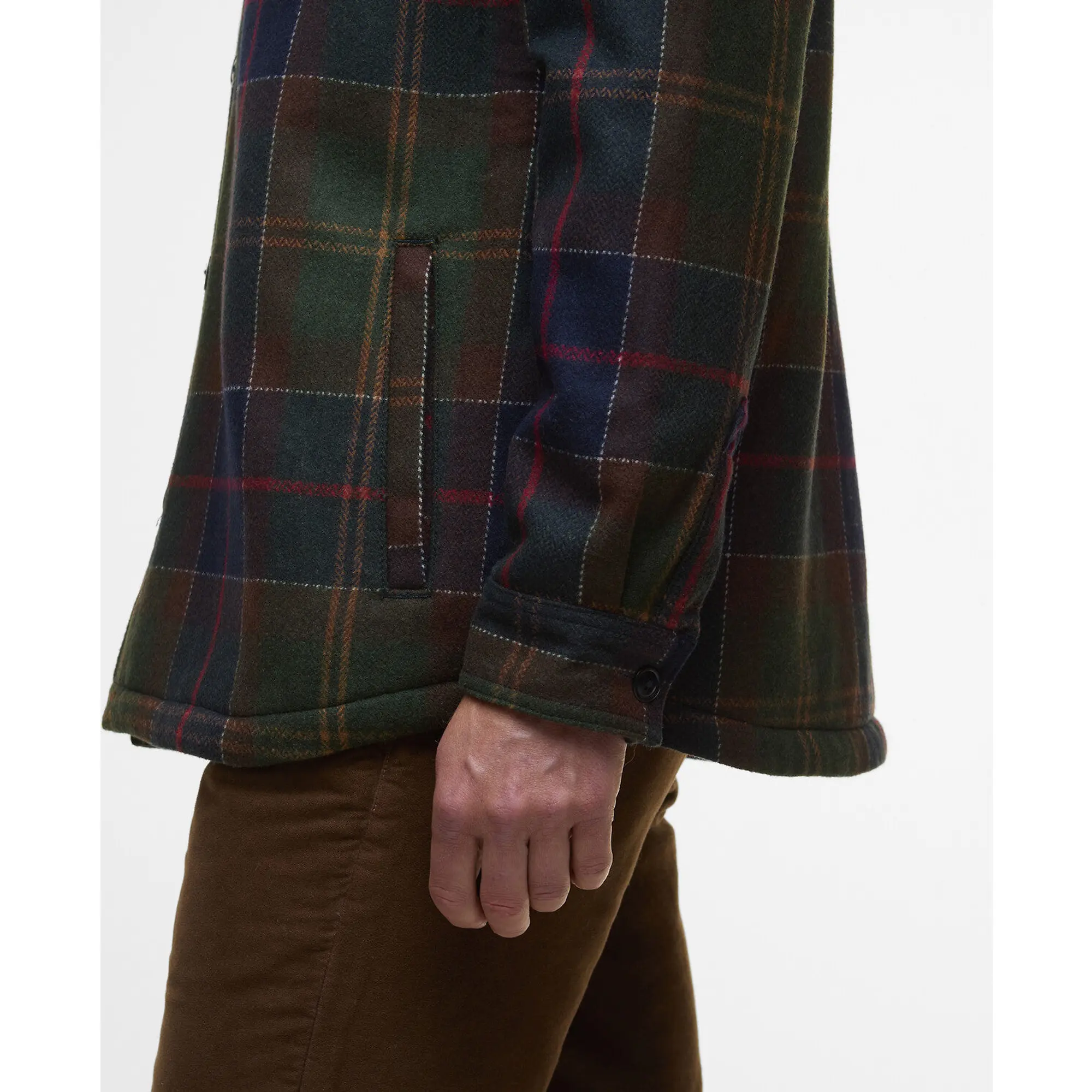Product image 6 of 7 of Barbour Men's Willberry Regular Brushed Check Overshirt - Classic Tartan