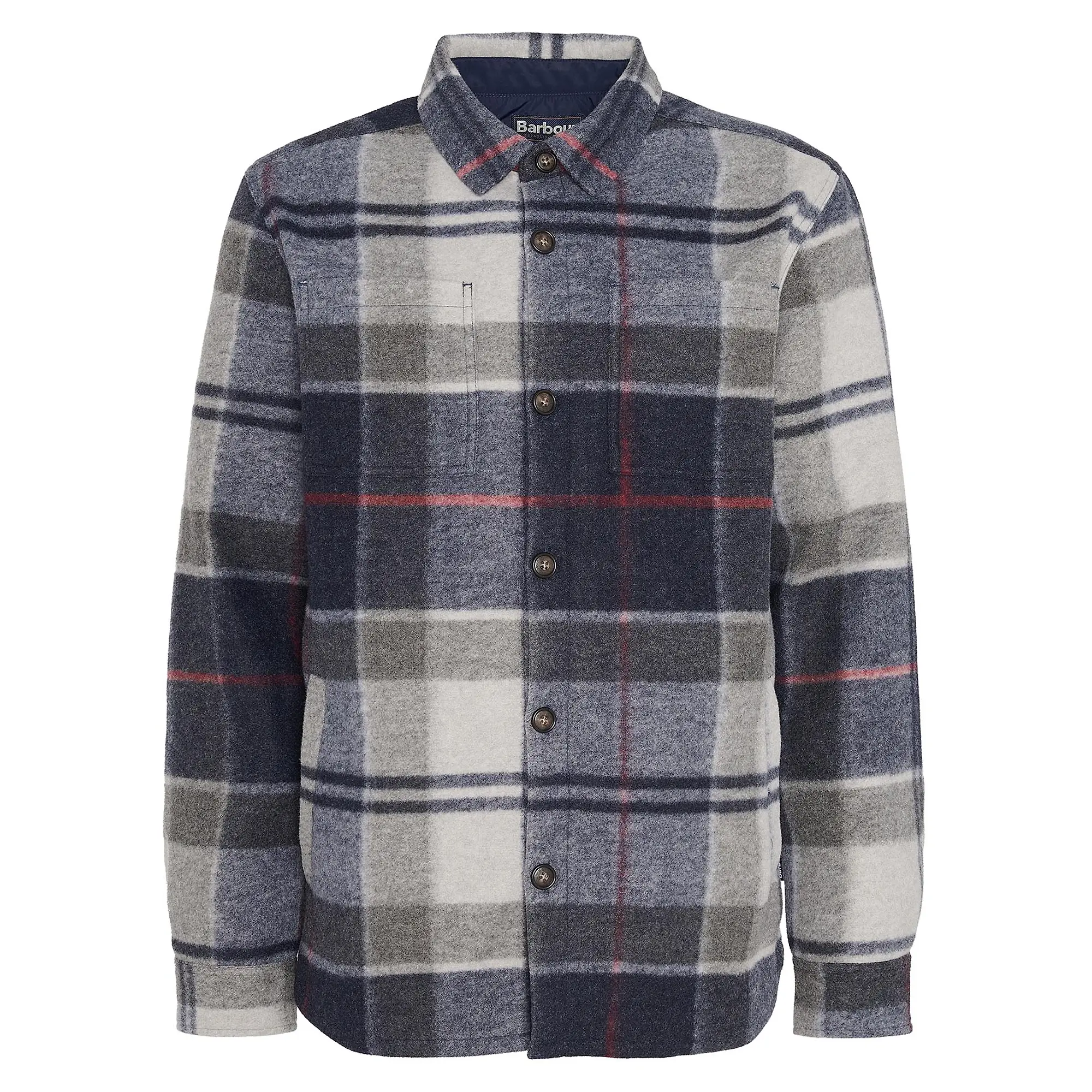 Product image 1 of 8 of Barbour Men's Chapter Check Overshirt - Blue Granite