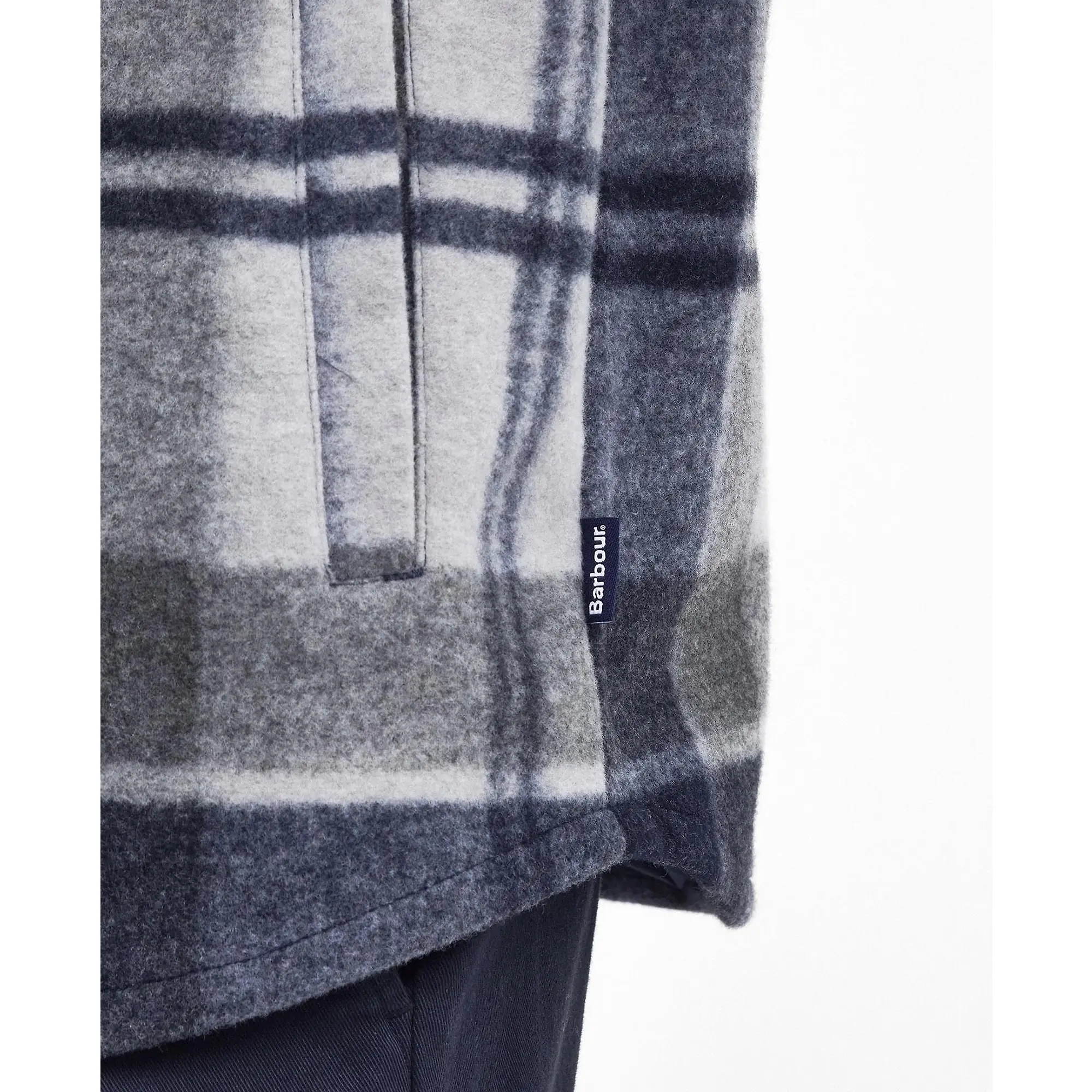 Product image 7 of 8 of Barbour Men's Chapter Check Overshirt - Blue Granite