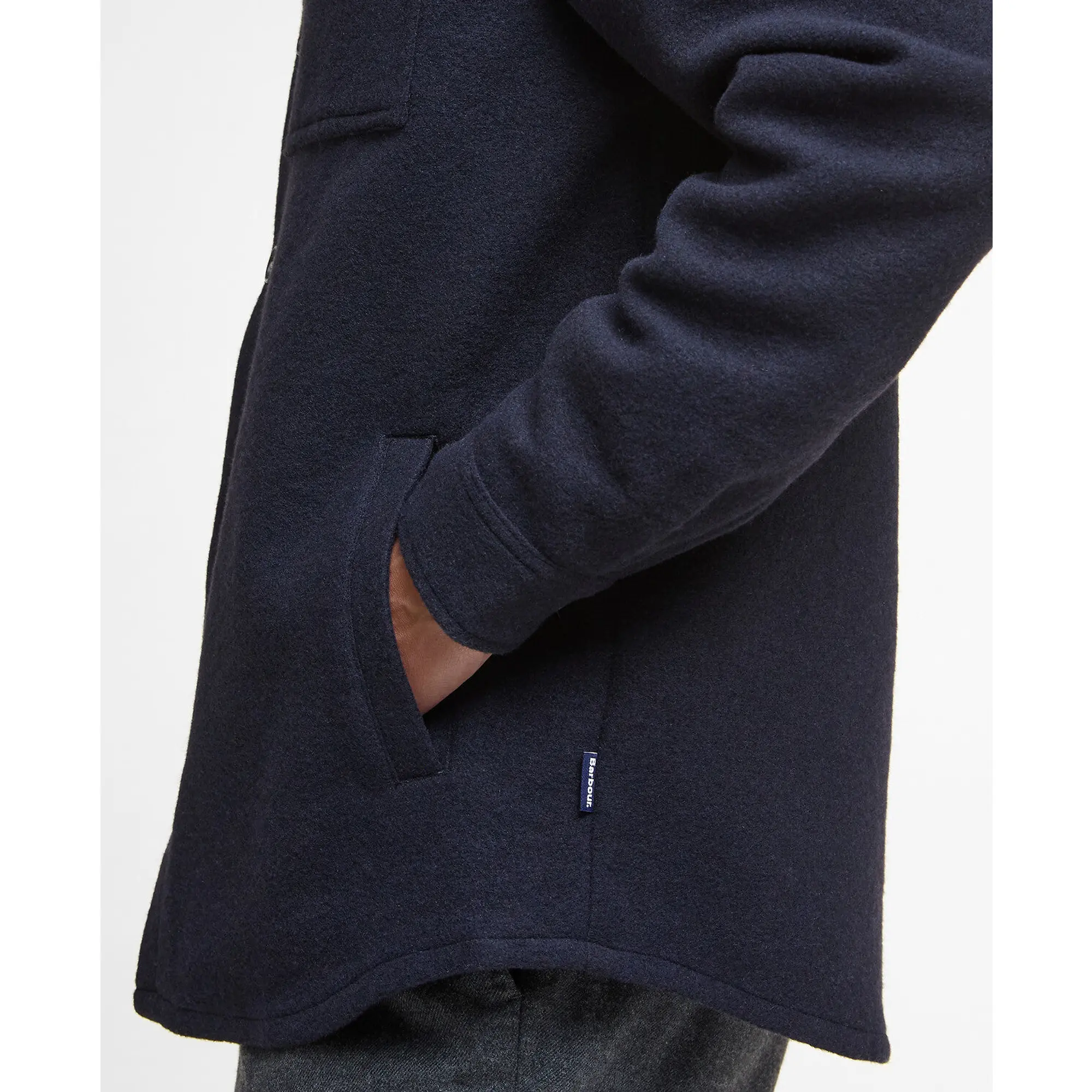 Product image 6 of 6 of Barbour Men's Marlow Tailored Wool Blend Overshirt - Navy Marl