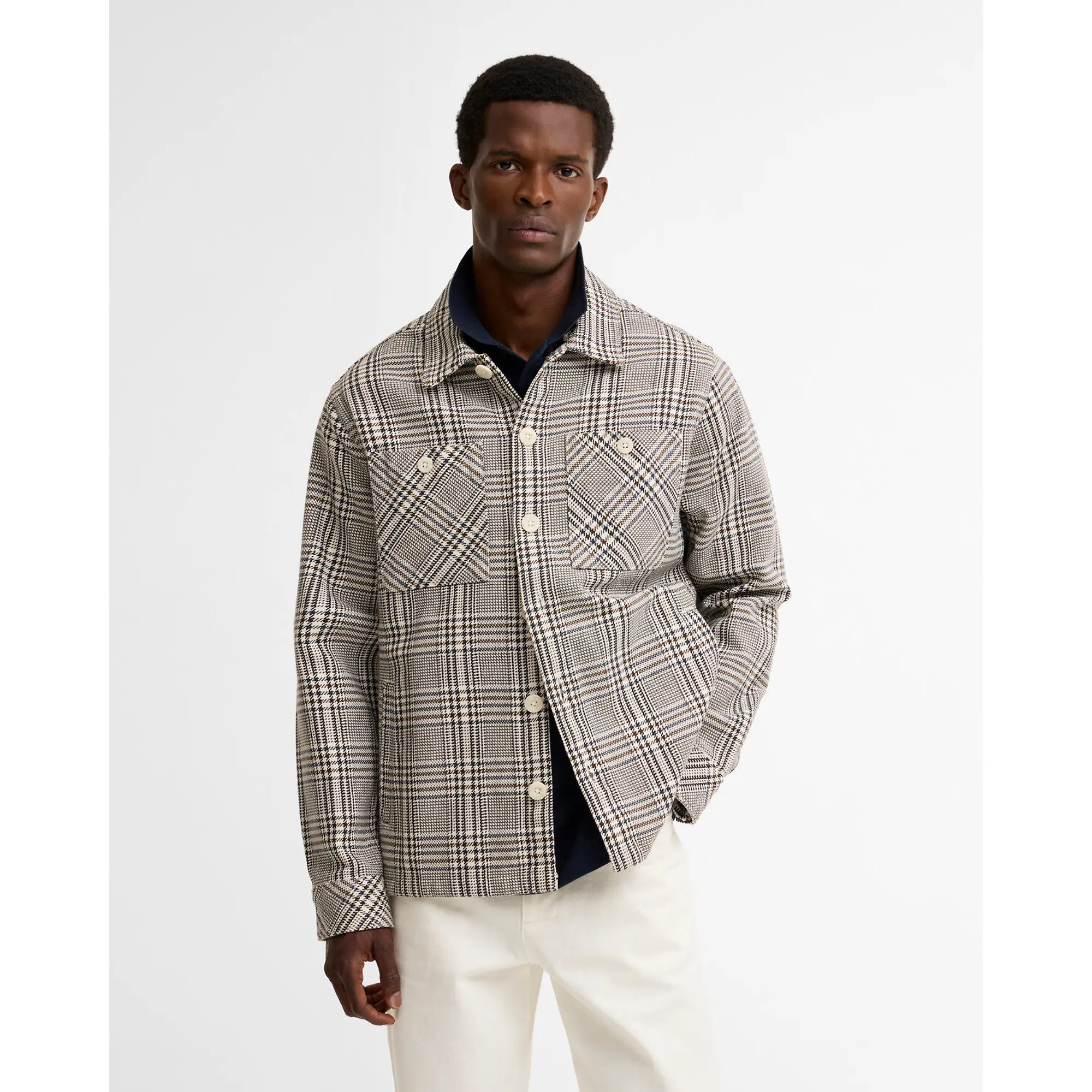 Product image 2 of 6 of Barbour Men's Alderney Overshirt - Whisper White