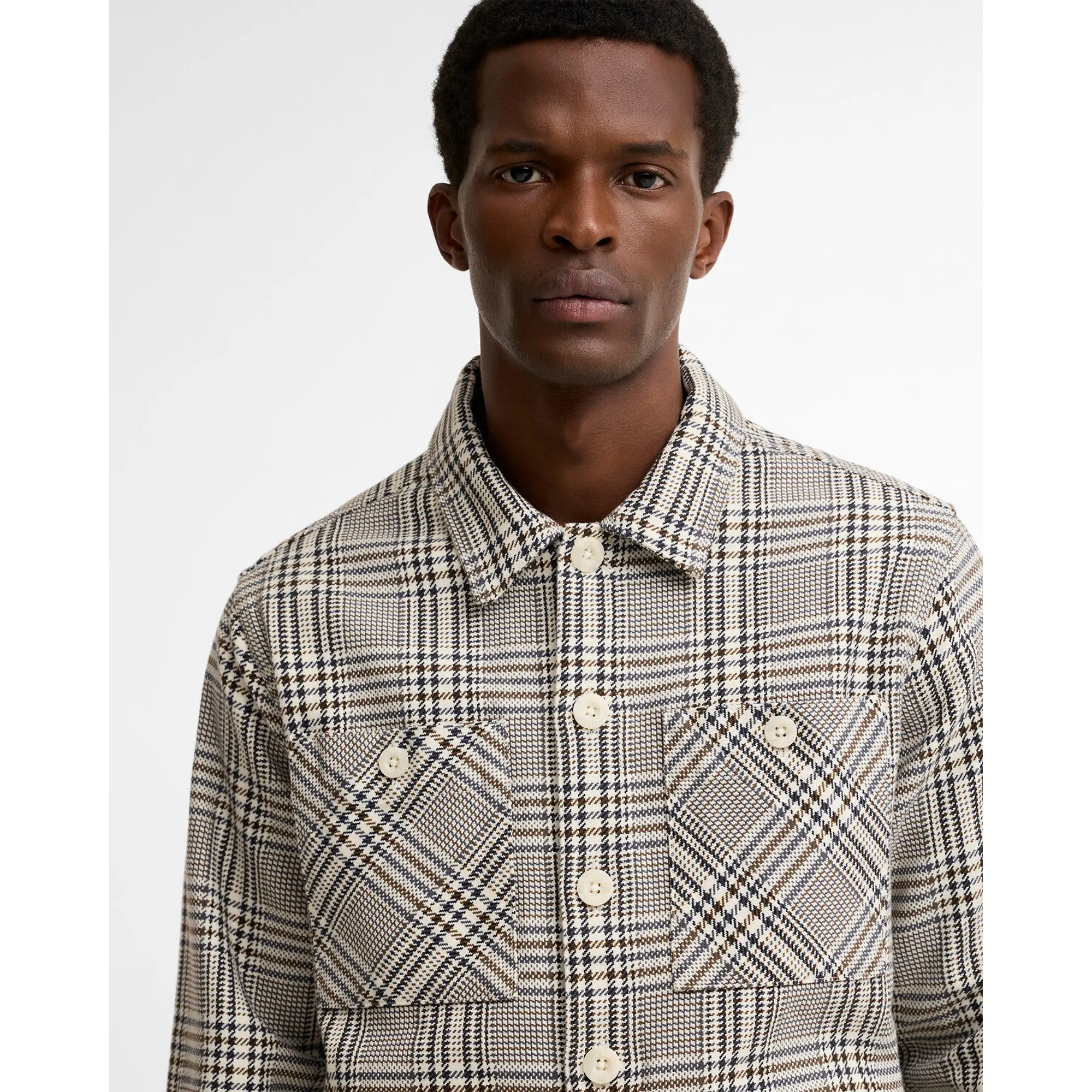 Product image 5 of 6 of Barbour Men's Alderney Overshirt - Whisper White