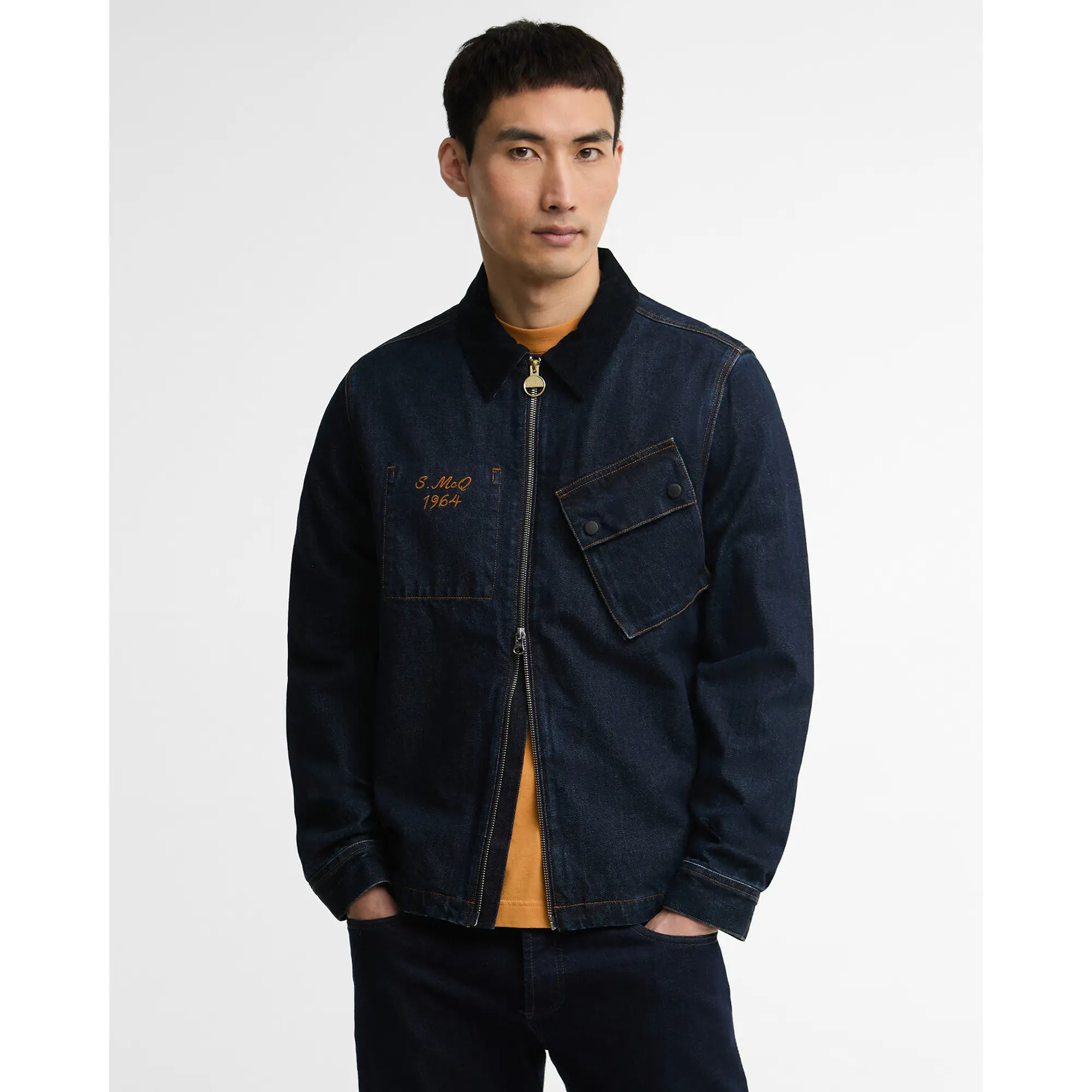 Product image 2 of 6 of Barbour International Men's Steve McQueen Radial Overshirt - Indigo