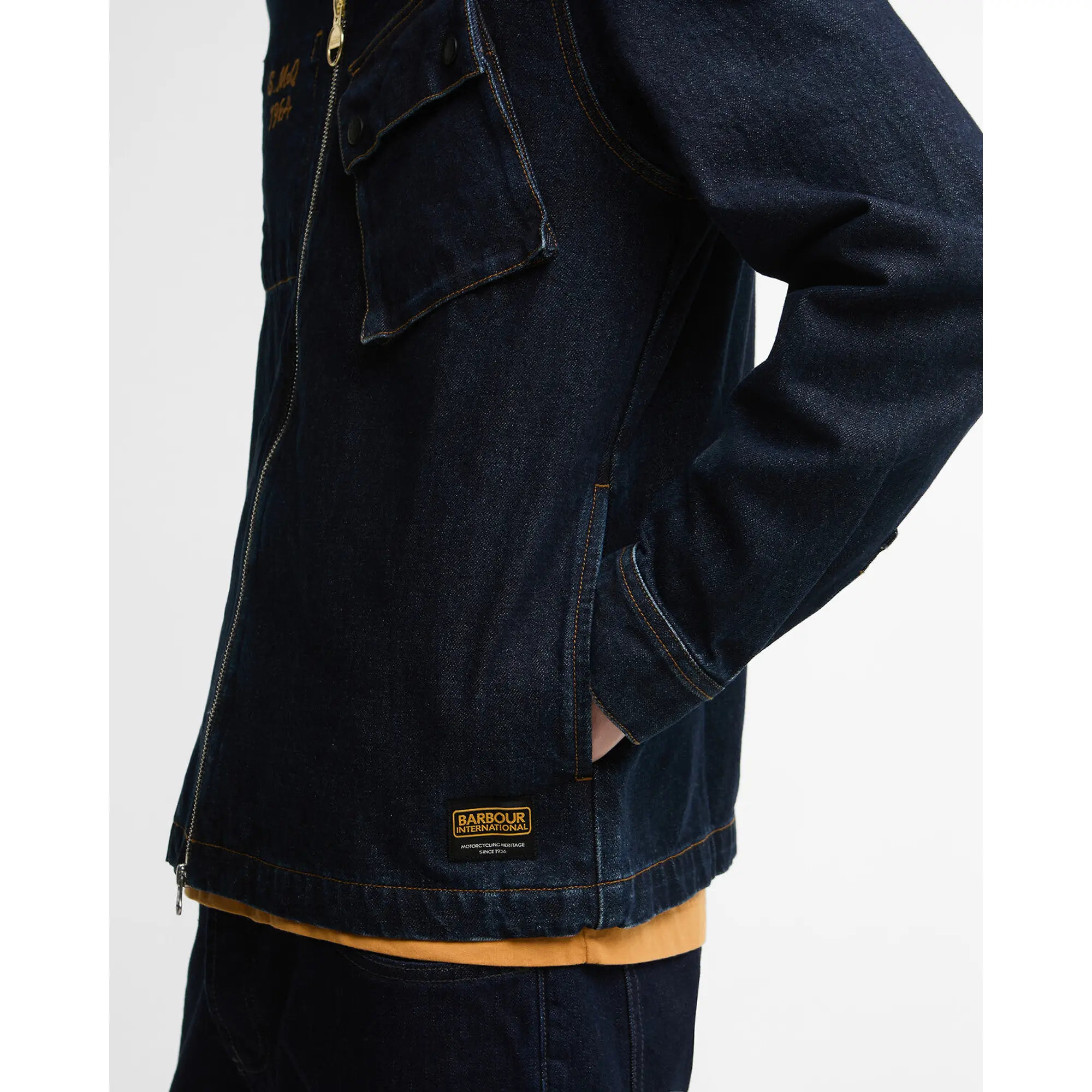 Product image 6 of 6 of Barbour International Men's Steve McQueen Radial Overshirt - Indigo