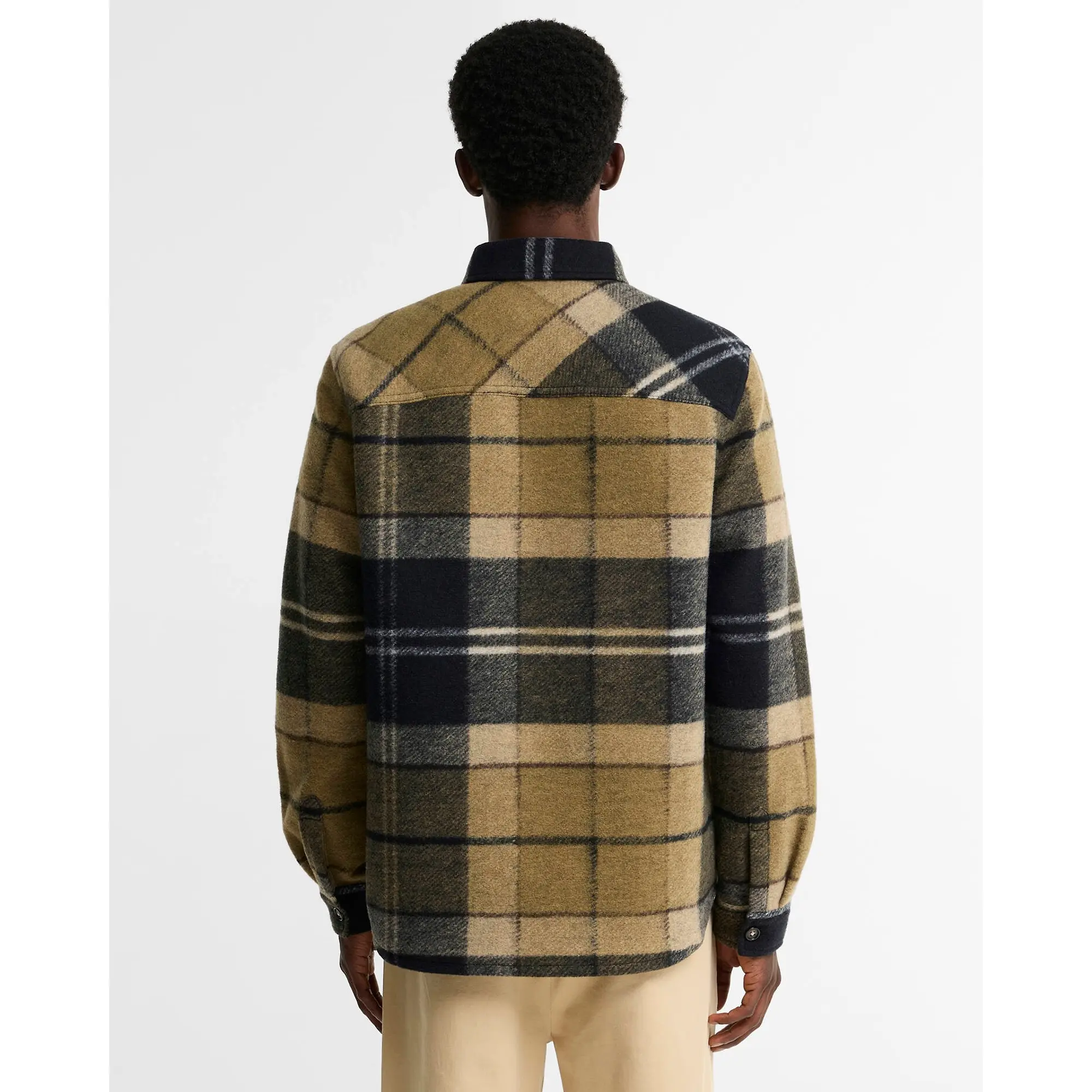 Product image 4 of 6 of Barbour Men's Woodlane Brushed Check Overshirt - Birchwood Dress Tartan