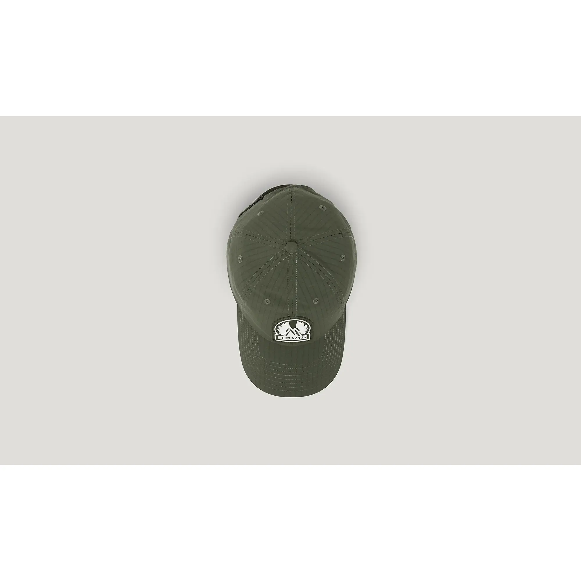 Product image 3 of 5 of Belstaff Compact Ripstop Mountain Logo Cap - Faded Olive