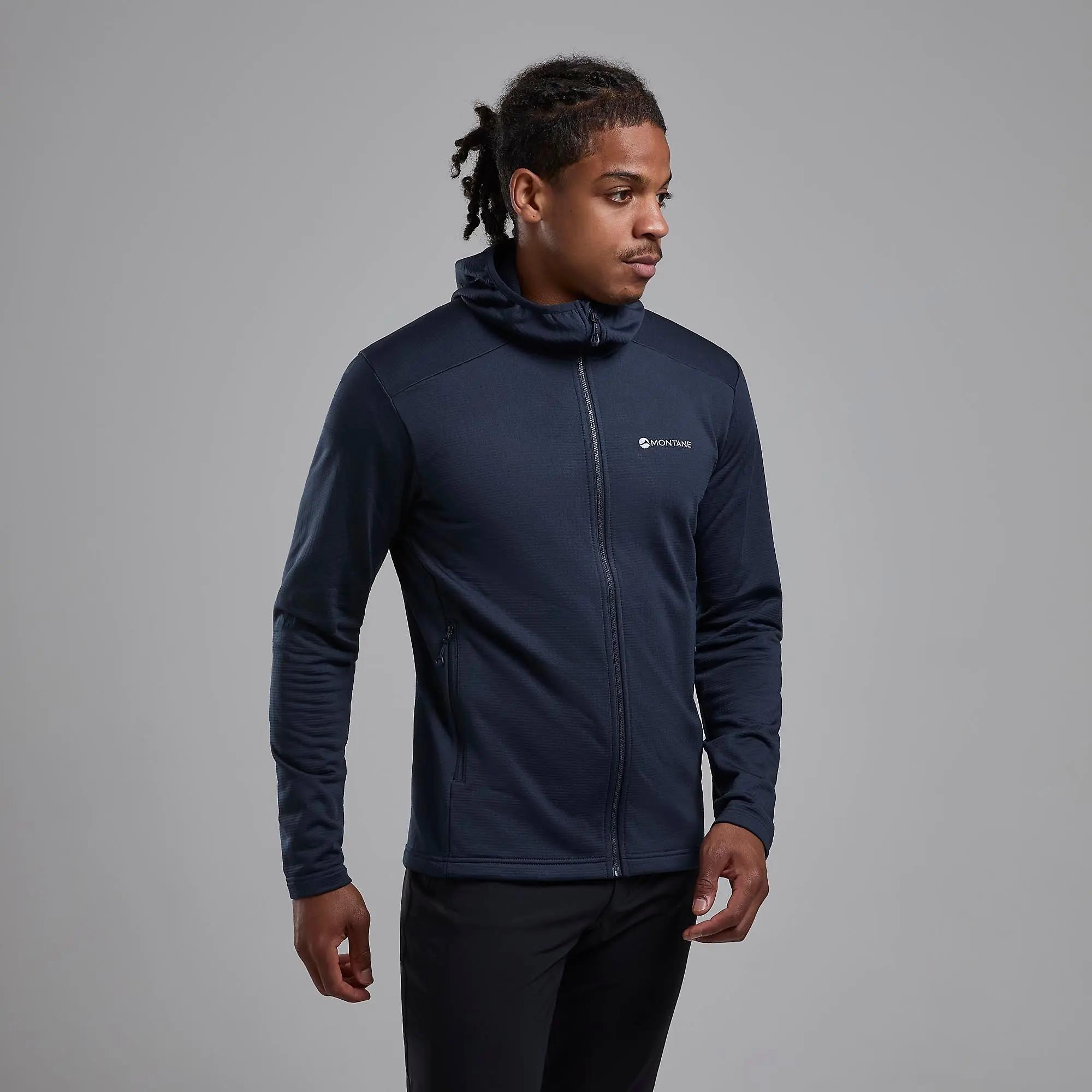 Product image 2 of 6 of Montane Men's Protium Hooded Fleece Jacket - Eclipse Blue