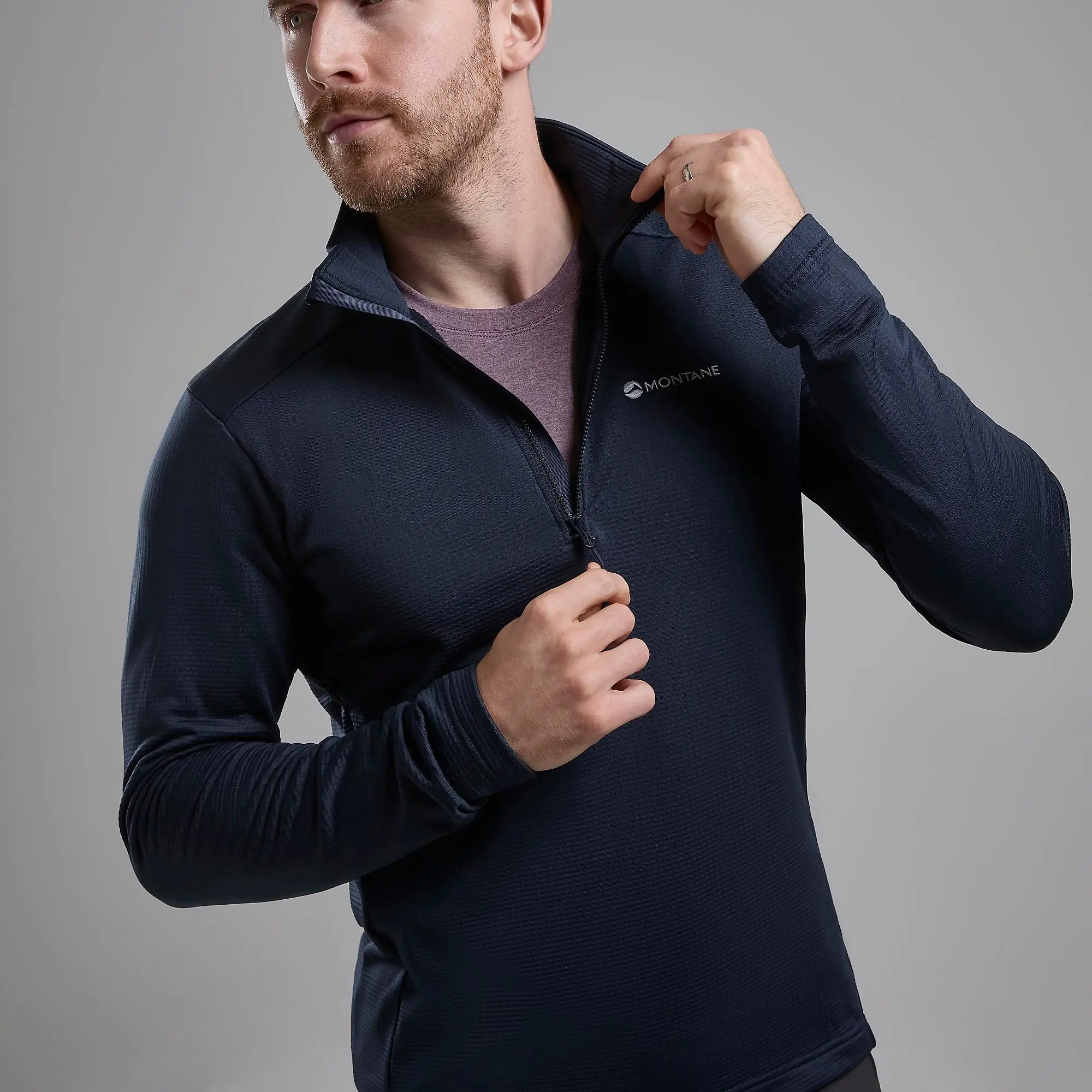 Product image 3 of 6 of Montane Men's Protium Fleece Pull-On Jacket - Eclipse Blue