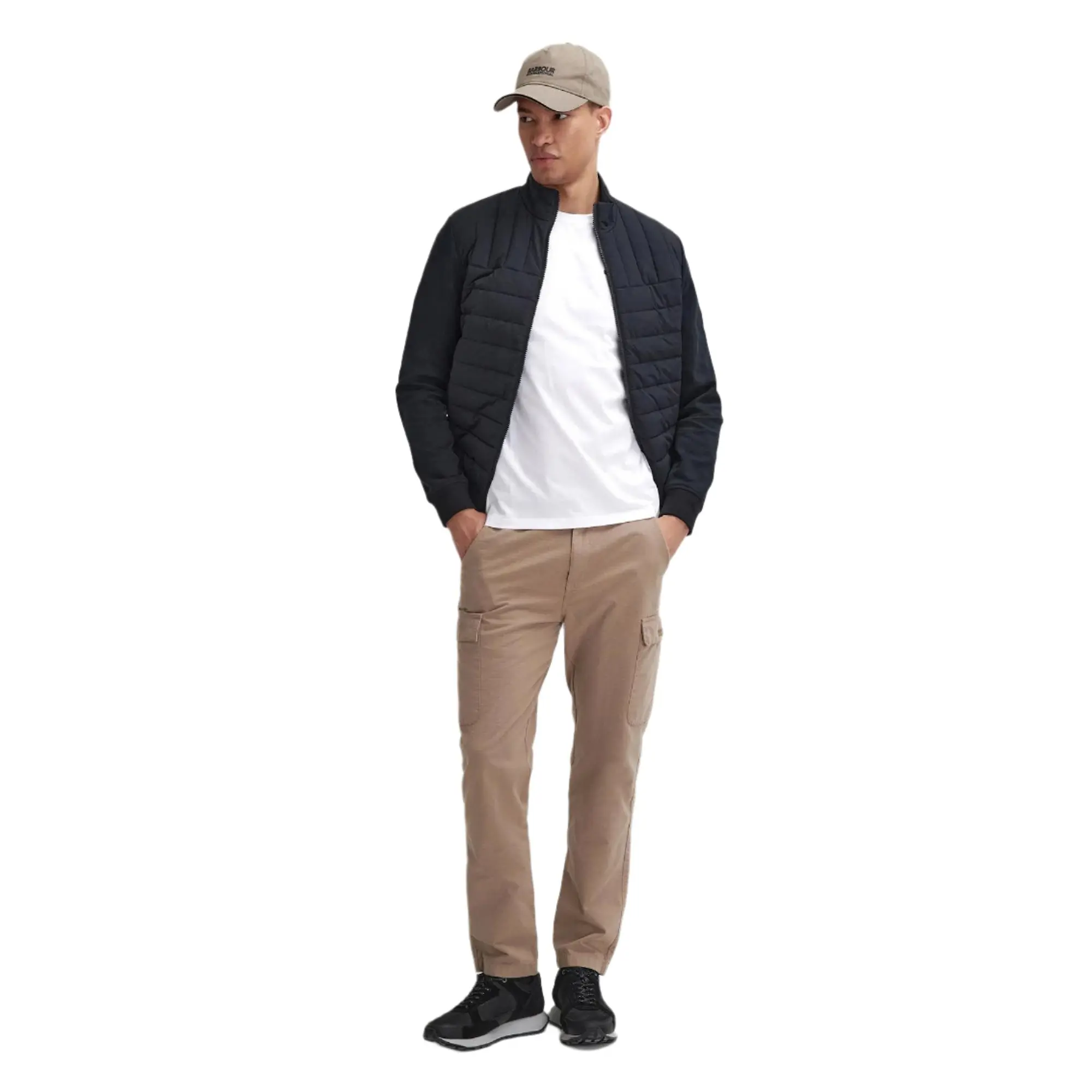 Product image 3 of 8 of Barbour International Men's Counter Quilted Sweatshirt - Black