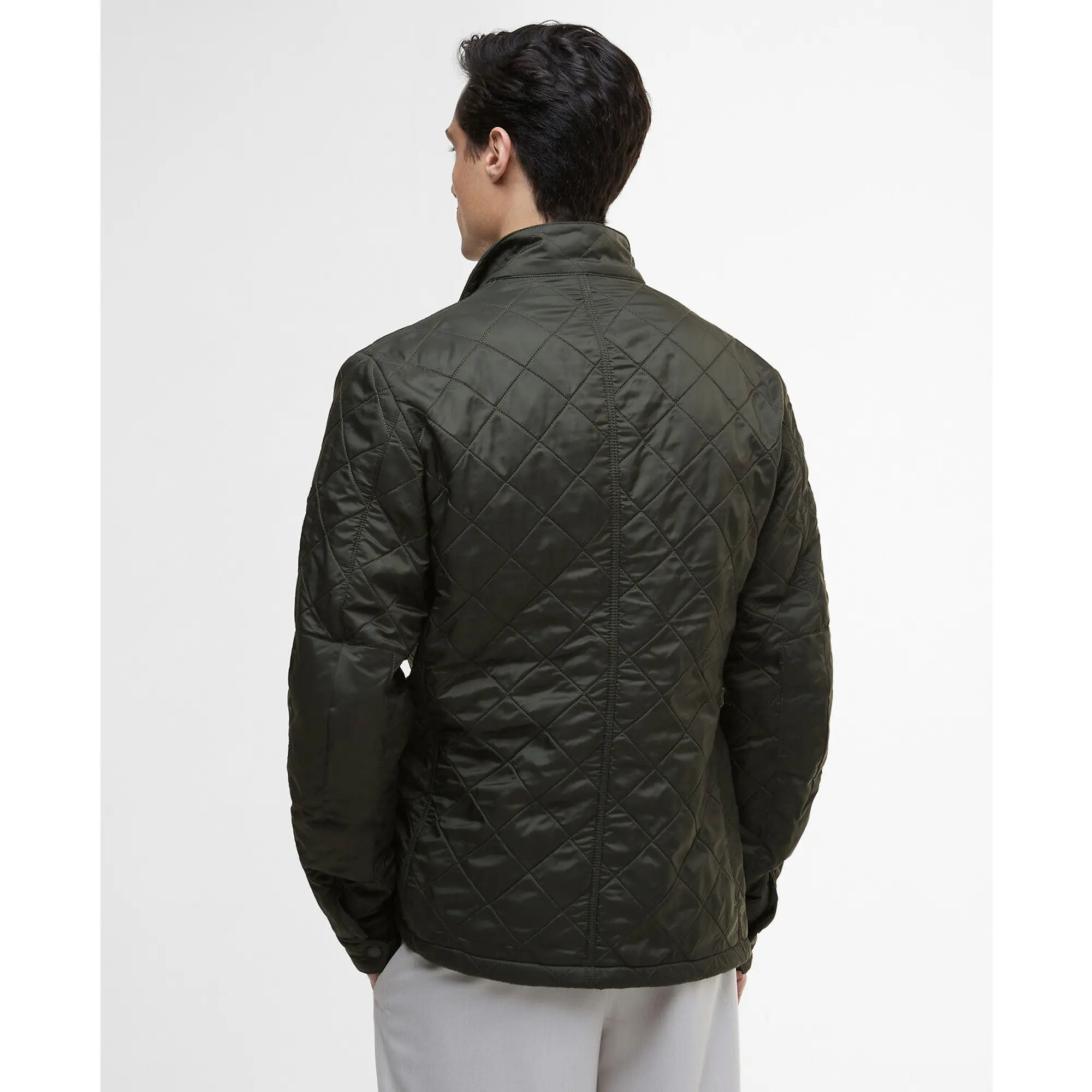 Product image 4 of 9 of Barbour International Men's Ariel Polarquilt Jacket - Sage