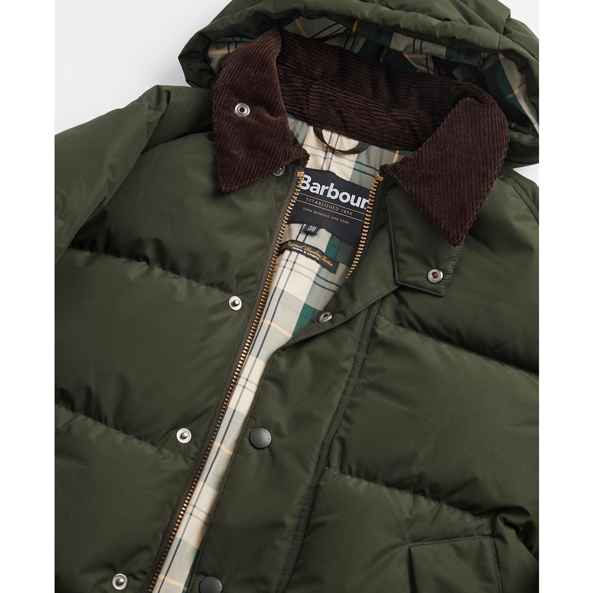 Barbour Men's Oversized Transport Quilted Jacket - Sage | British