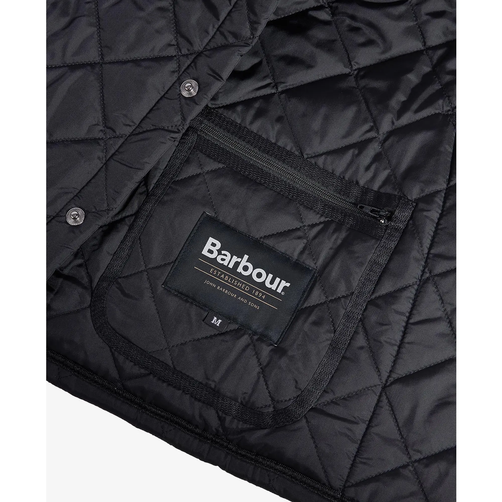 Product image 12 of 13 of Barbour Men's 30th Anniversary Liddesdale Quilted Jacket - Black