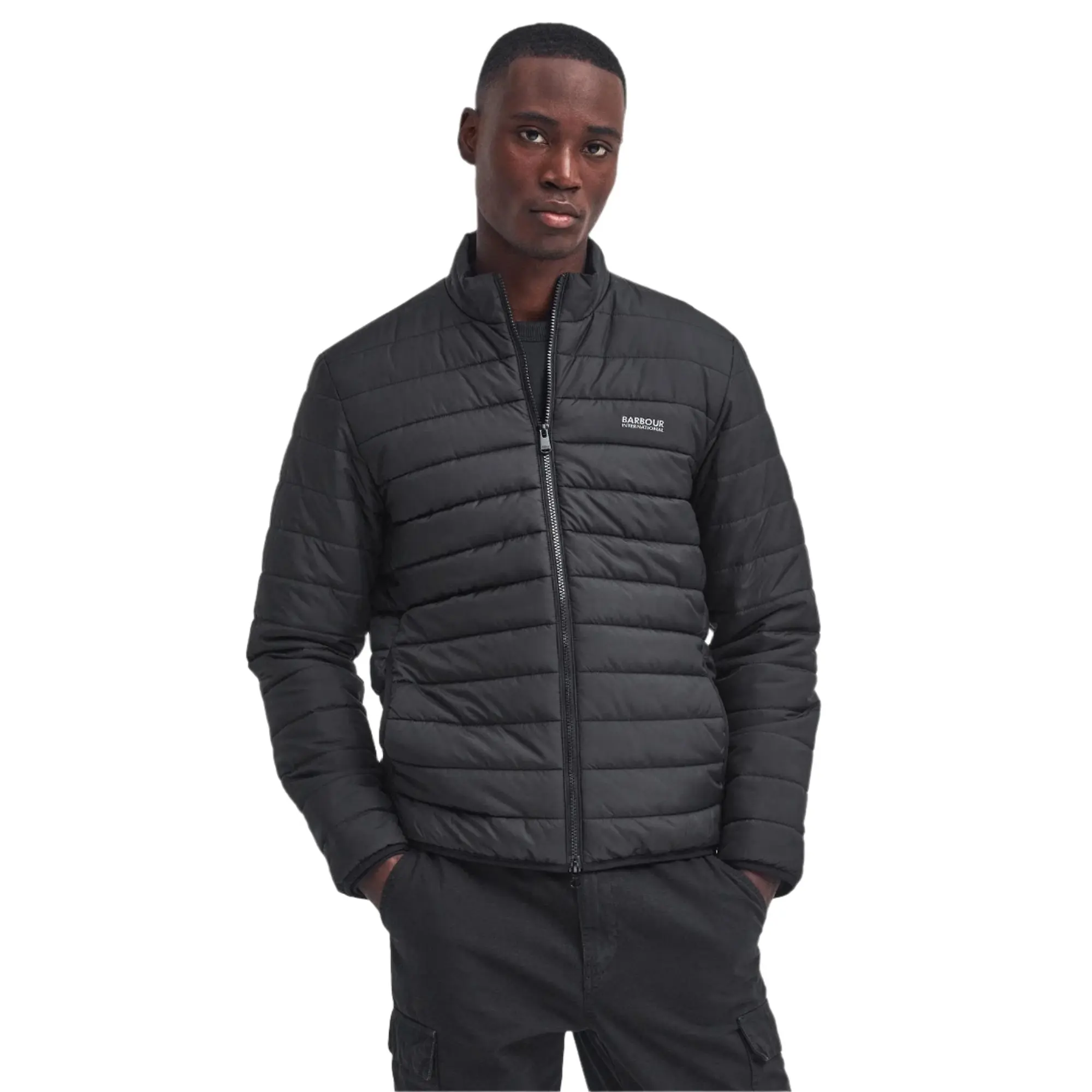 Product image 2 of 7 of Barbour International Men's Ledley Quilted Jacket - Black
