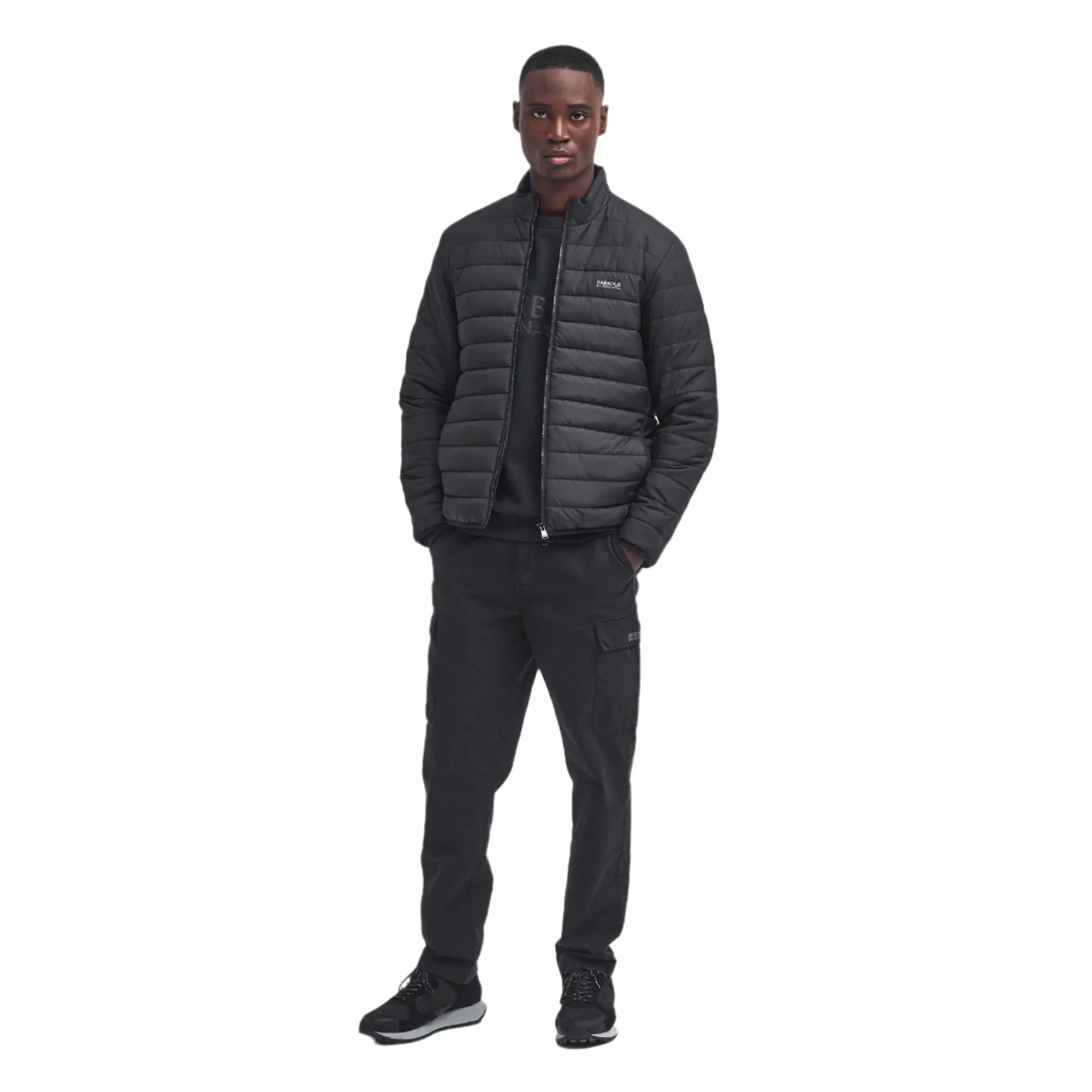 Product image 4 of 7 of Barbour International Men's Ledley Quilted Jacket - Black