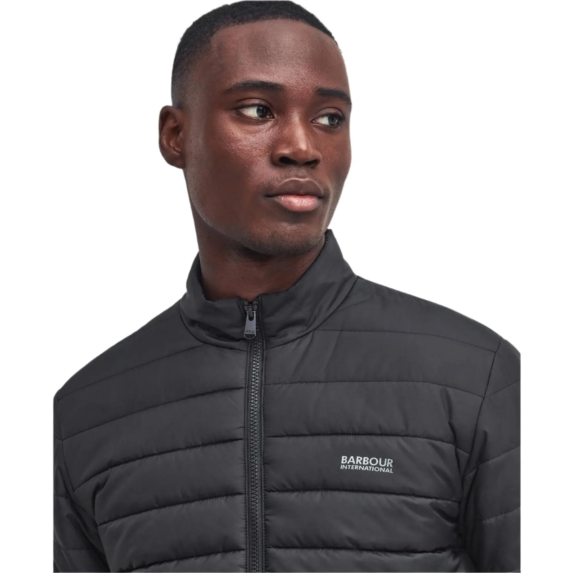 Product image 5 of 7 of Barbour International Men's Ledley Quilted Jacket - Black
