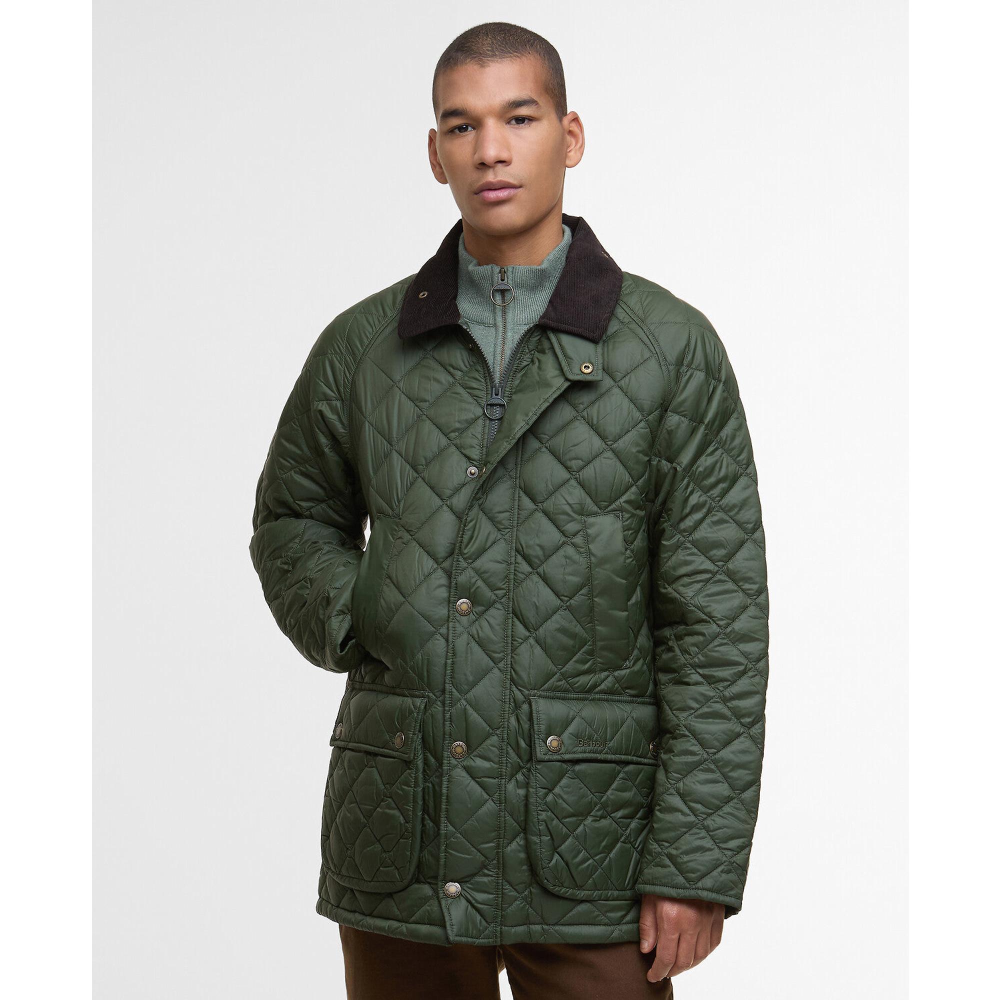Barbour Men's Essential Bedale Quilted Jacket - Sage | British Attire