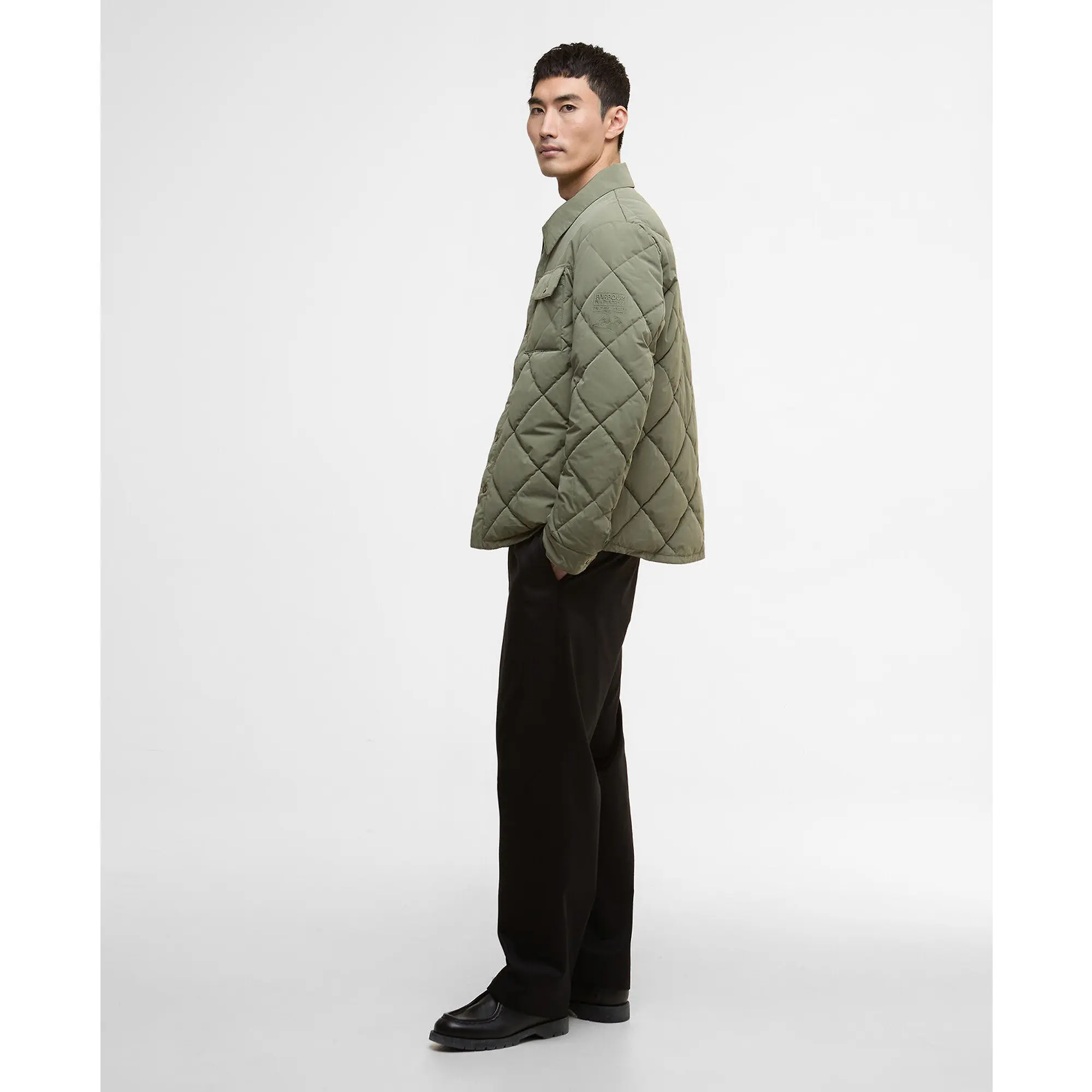 Product image 3 of 6 of Barbour International Men's Axwell Puffer Jacket - Light Moss