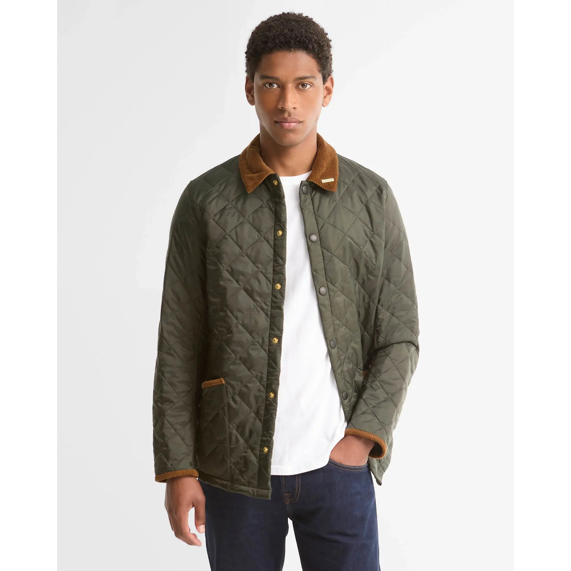Product image 2 of 7 of Barbour Men's Icons Heritage Liddesdale Quilted Jacket - Sage