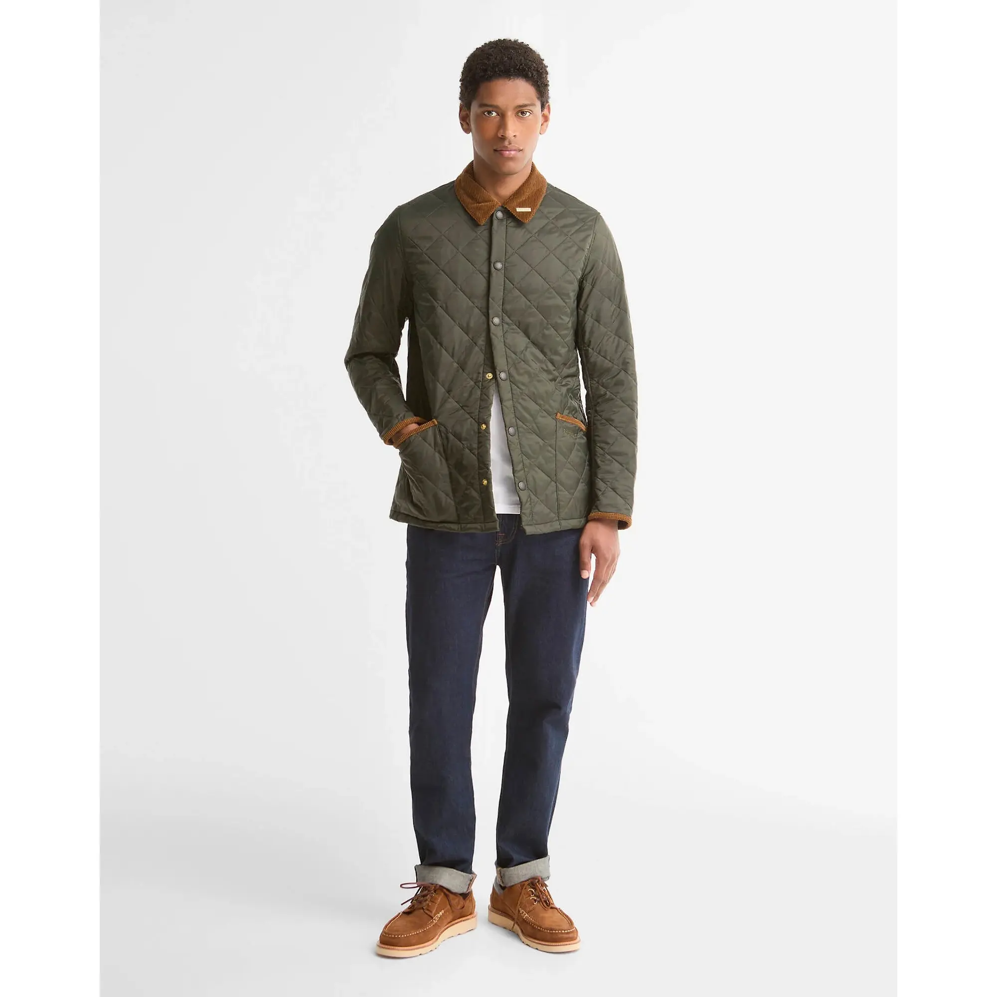 Product image 3 of 7 of Barbour Men's Icons Heritage Liddesdale Quilted Jacket - Sage