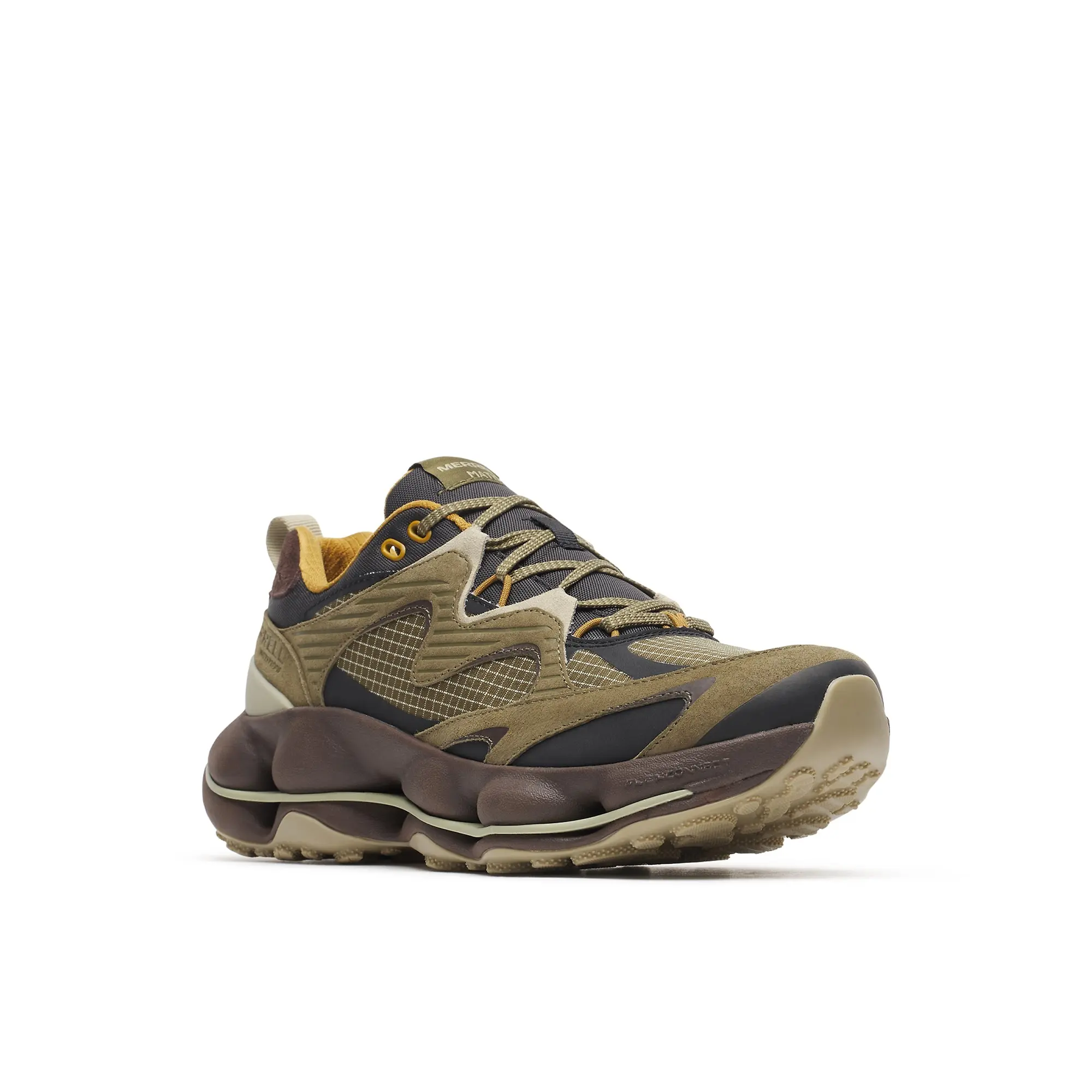 Product image 3 of 9 of Merrell Men's Speedarc Matis Leather Waterproof Trainers - Loden