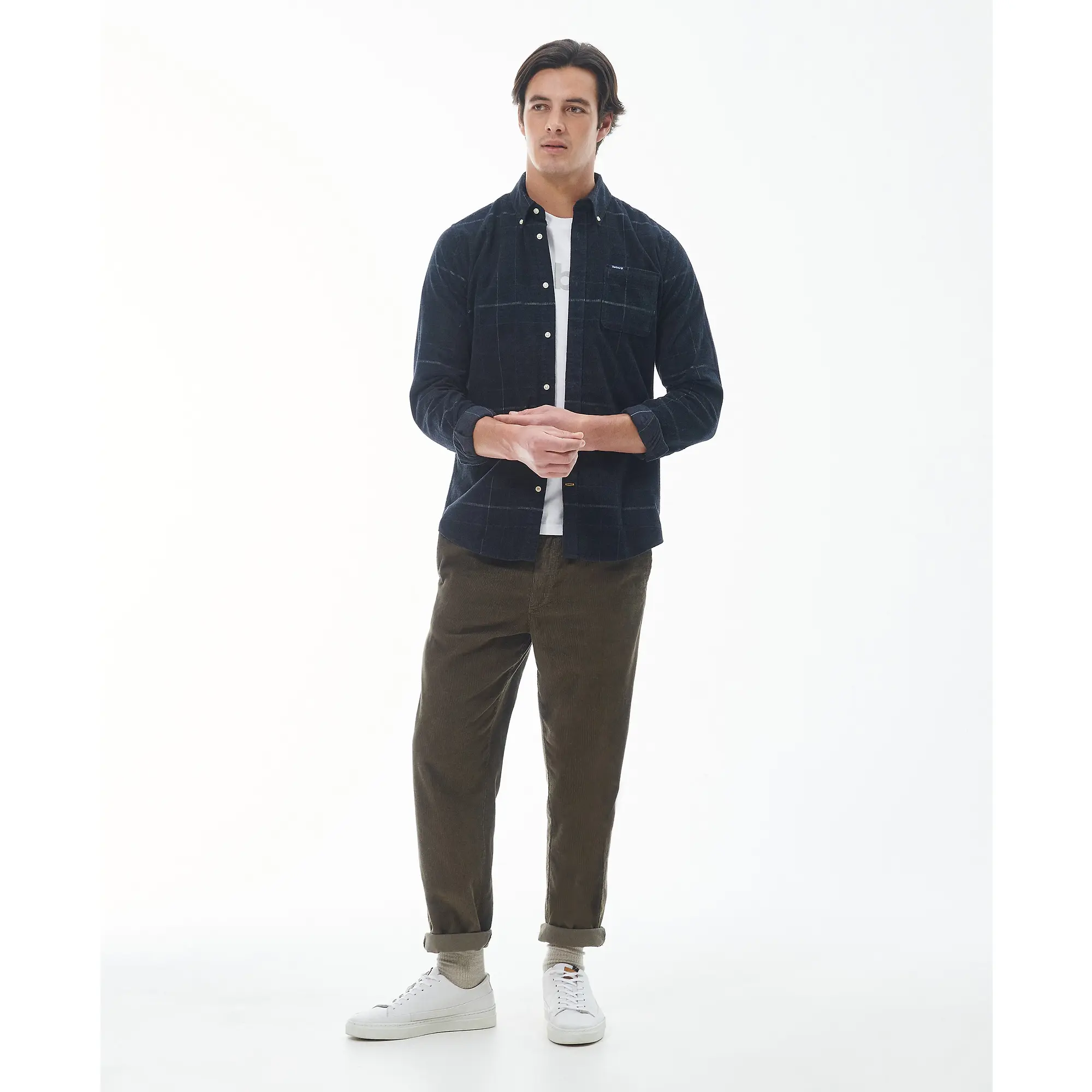 Product image 5 of 6 of Barbour Men's Blair Tailored Shirt - Black/Slate