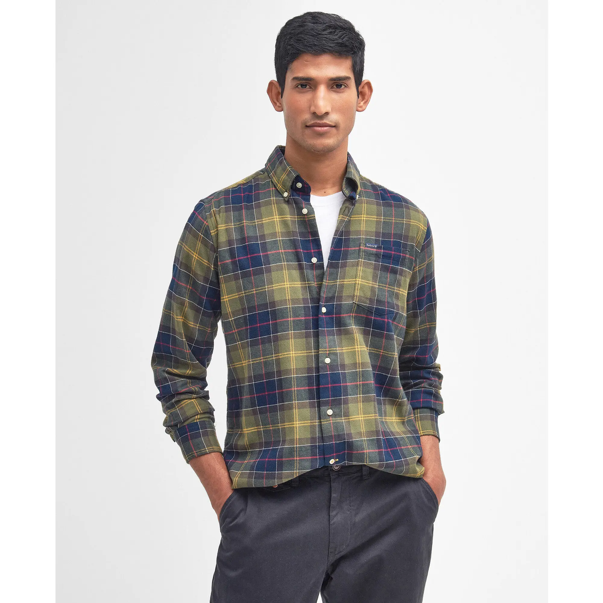Product image 2 of 6 of Barbour Men's Fortrose Tailored Tartan Shirt - Classic Tartan