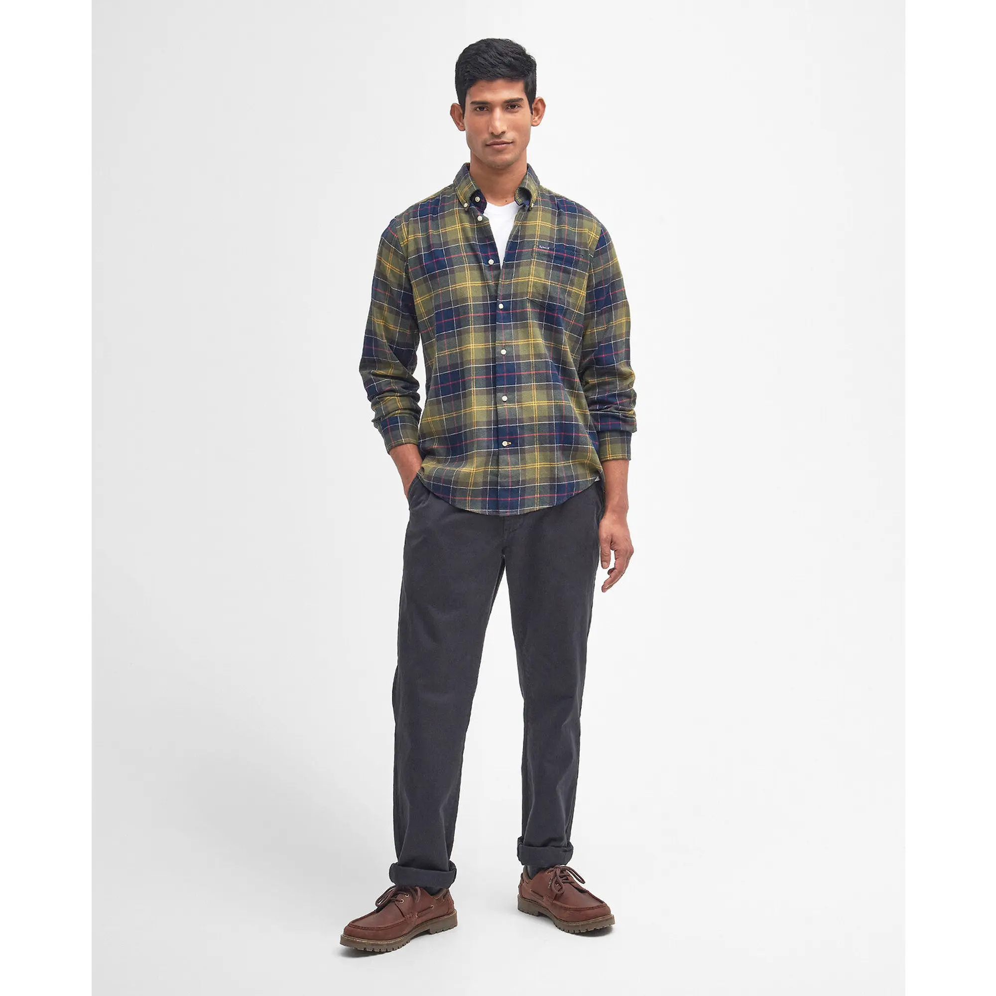Product image 3 of 6 of Barbour Men's Fortrose Tailored Tartan Shirt - Classic Tartan