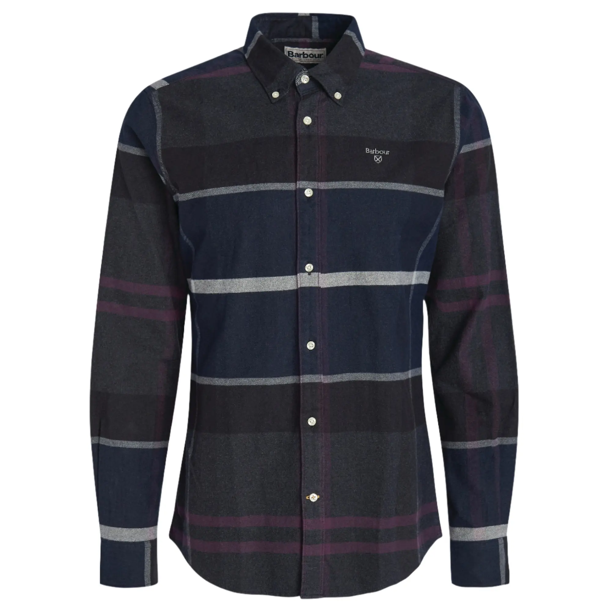 Product image 1 of 8 of Barbour Men's Iceloch Tailored Fit Shirt - Black