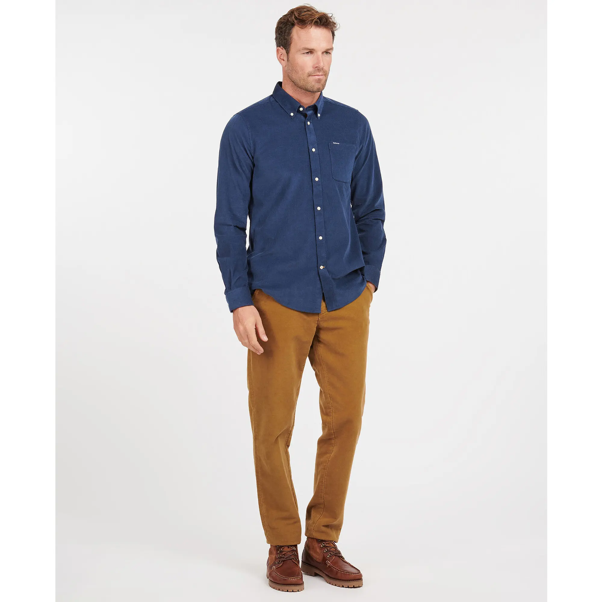 Product image 3 of 6 of Barbour Men's Ramsey Tailored Fit Shirt - Dark Denim