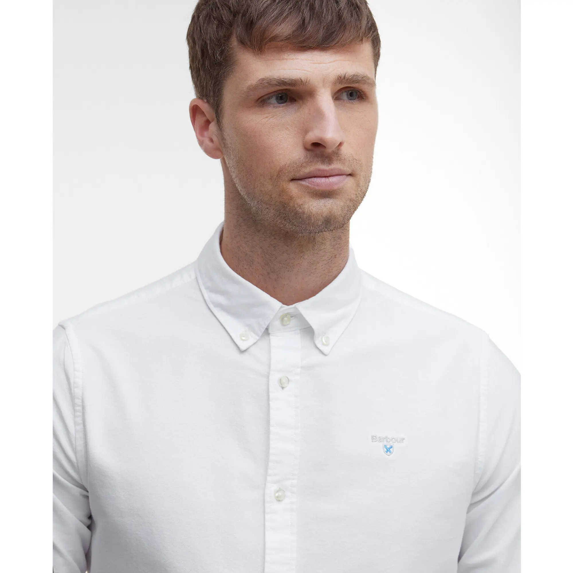 Product image 5 of 6 of Barbour Men's Oxtown Tailored Striped Shirt - White