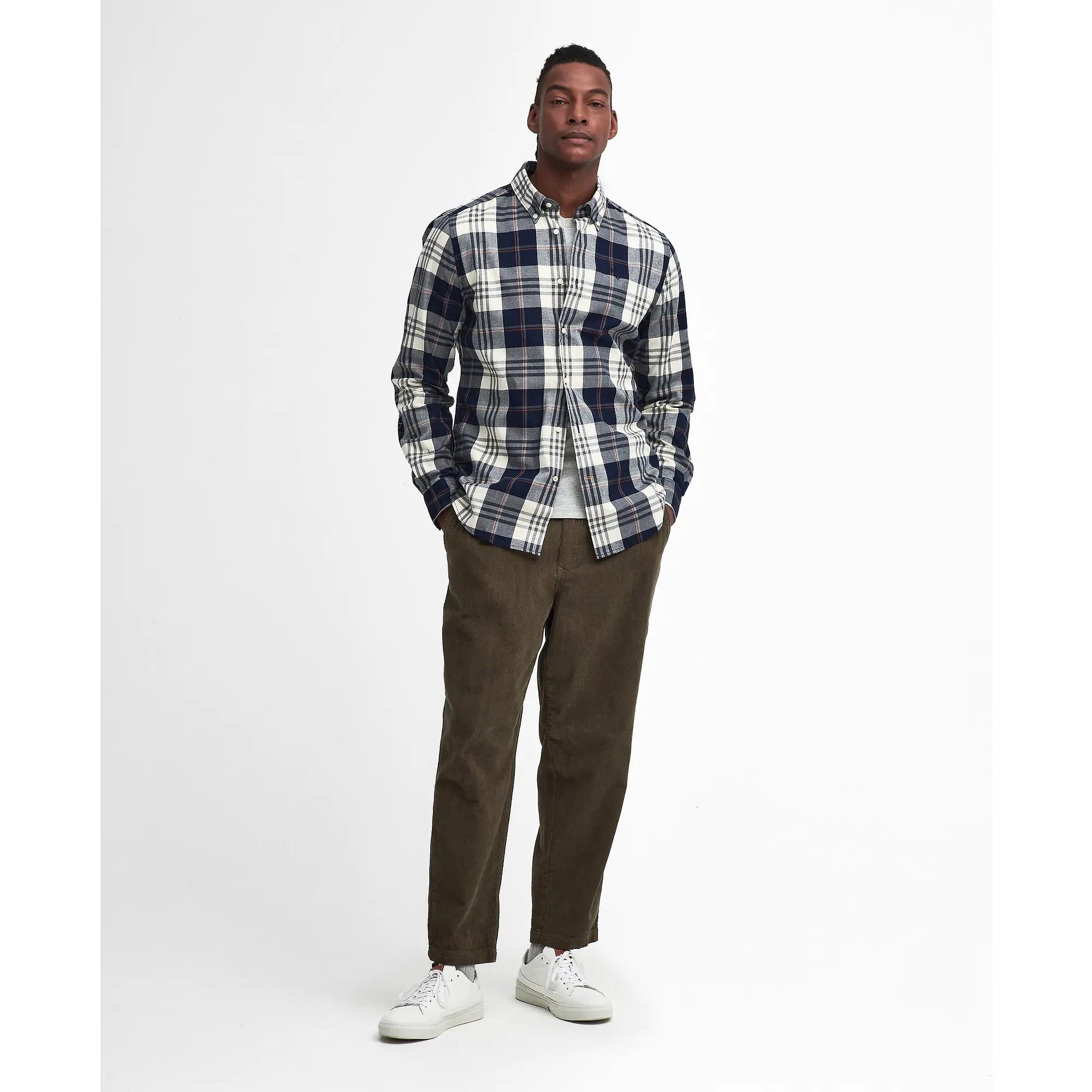 Product image 2 of 7 of Barbour Men's Edgar Tailored Shirt - Navy