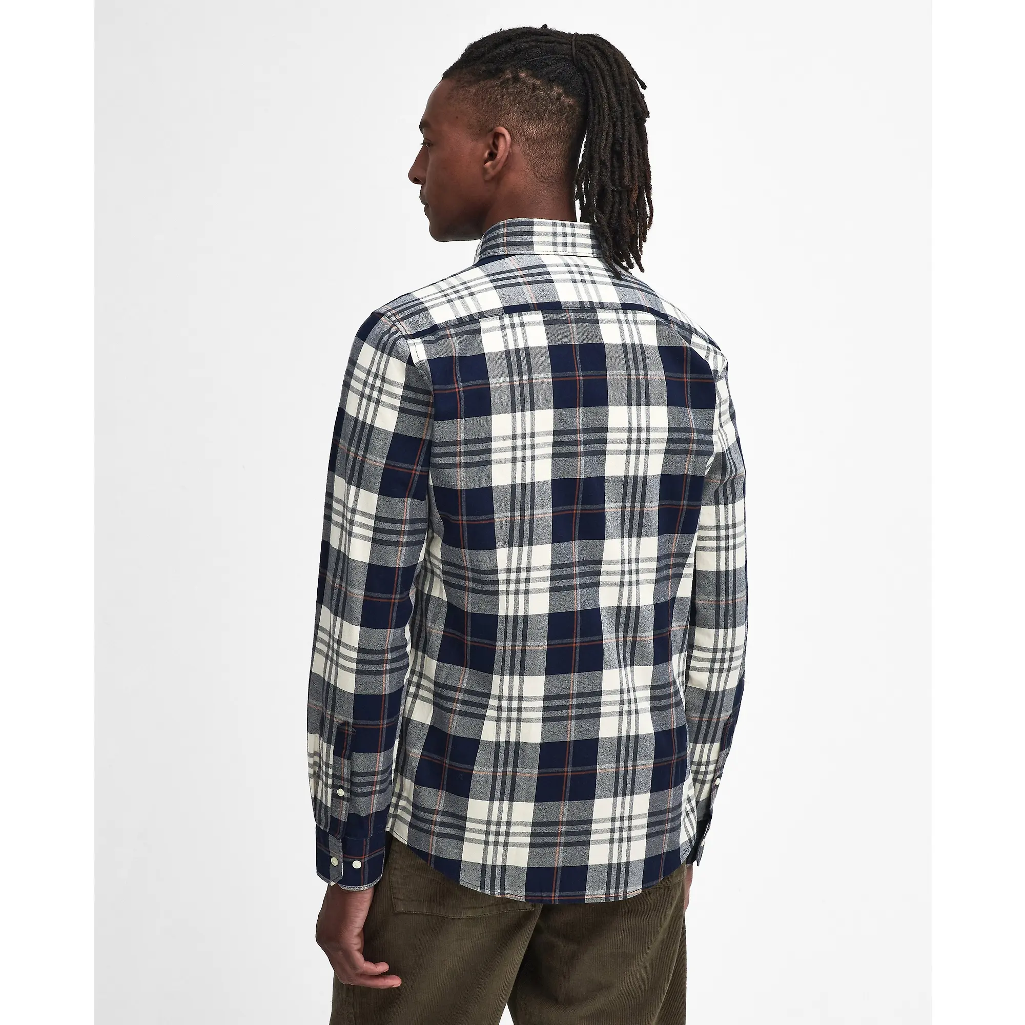 Product image 4 of 7 of Barbour Men's Edgar Tailored Shirt - Navy